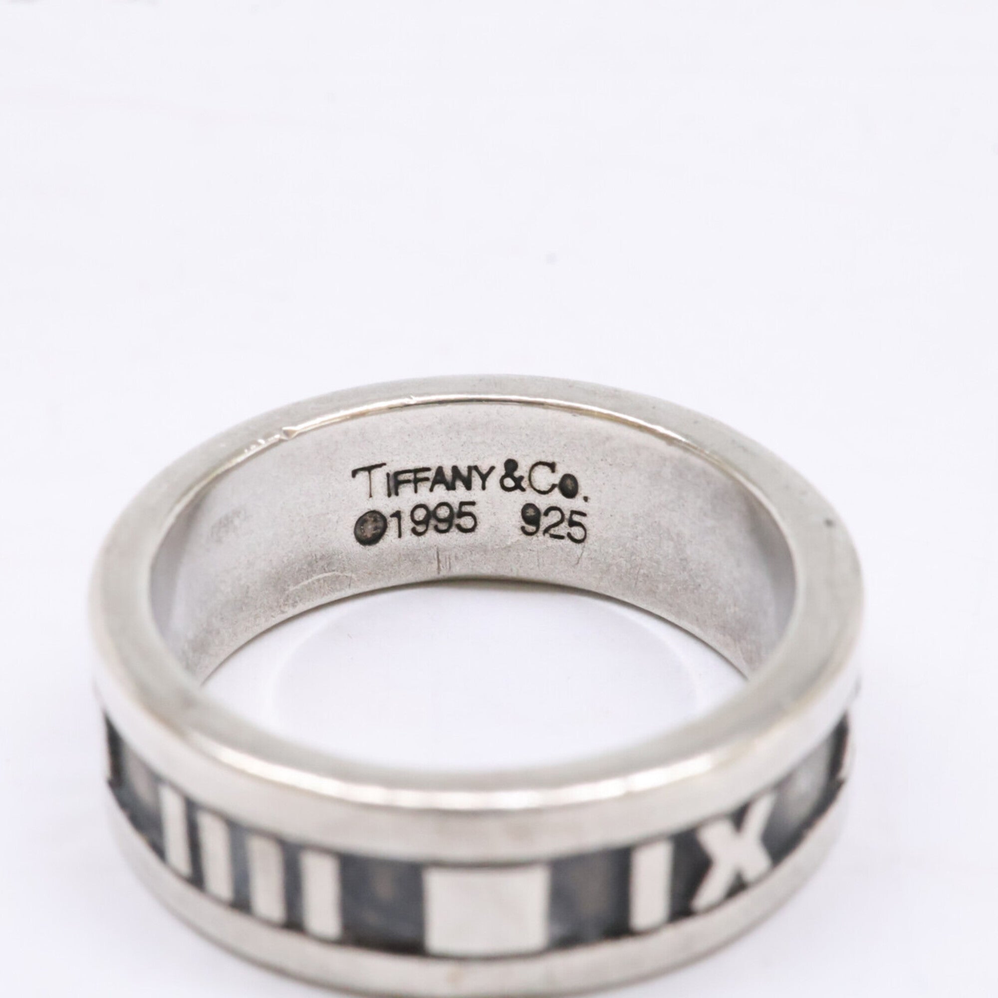 Tiffany Silver Silver 925 Band Ring (Pre-Owned)