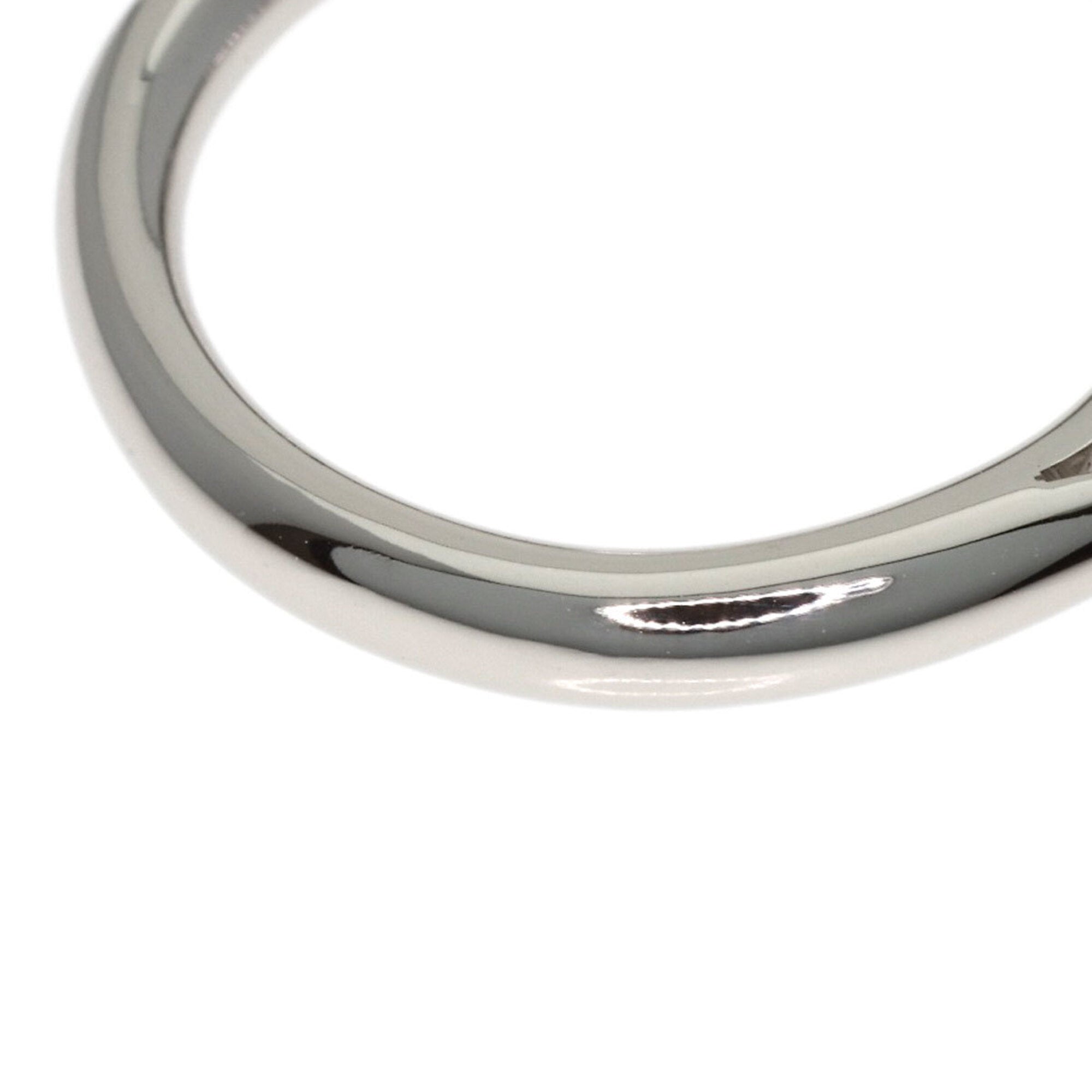Chanel Platinum 950 Band Ring (Pre-Owned)