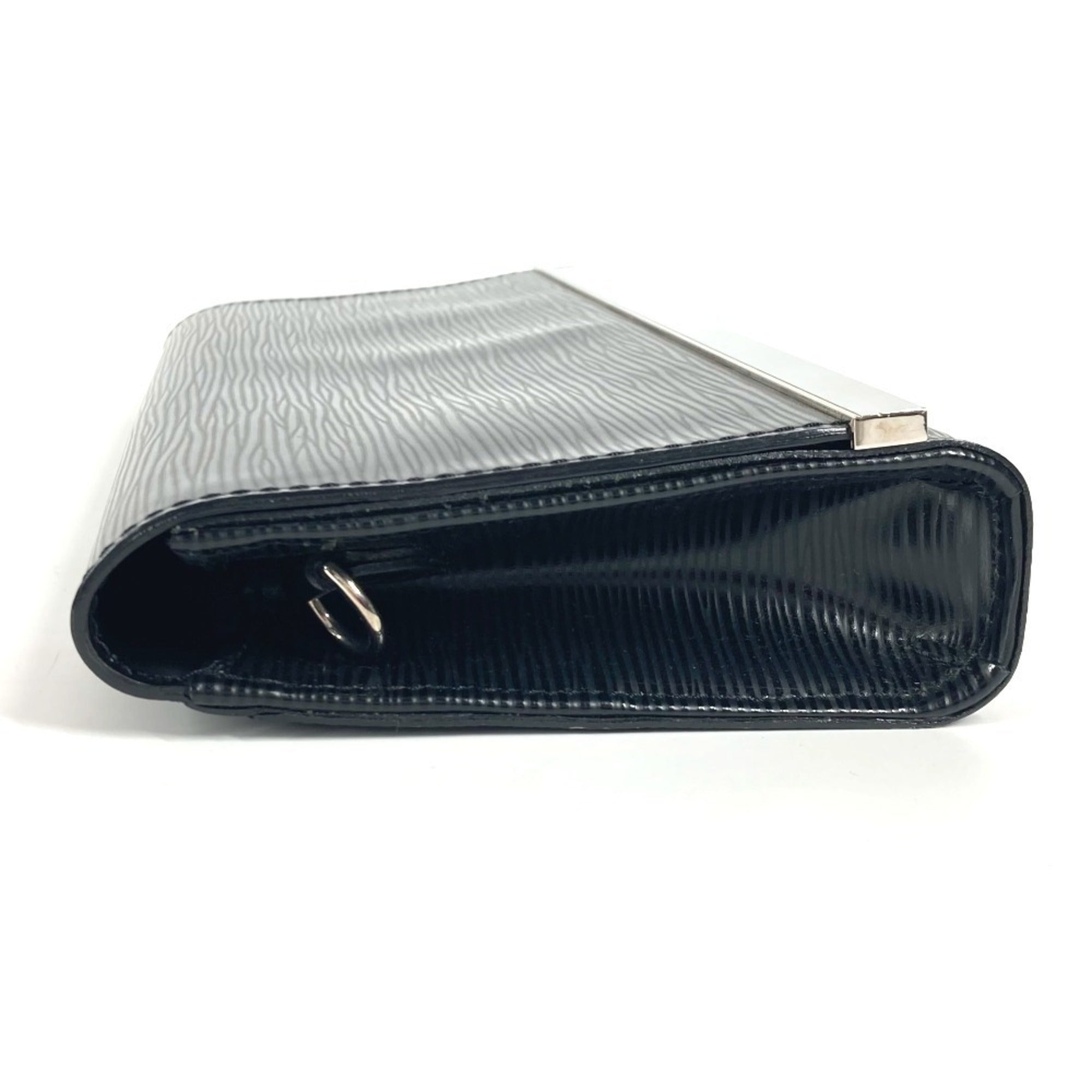 Louis Vuitton Black Epi Leather Clutch Bag Shoulder Bag (Pre-Owned)