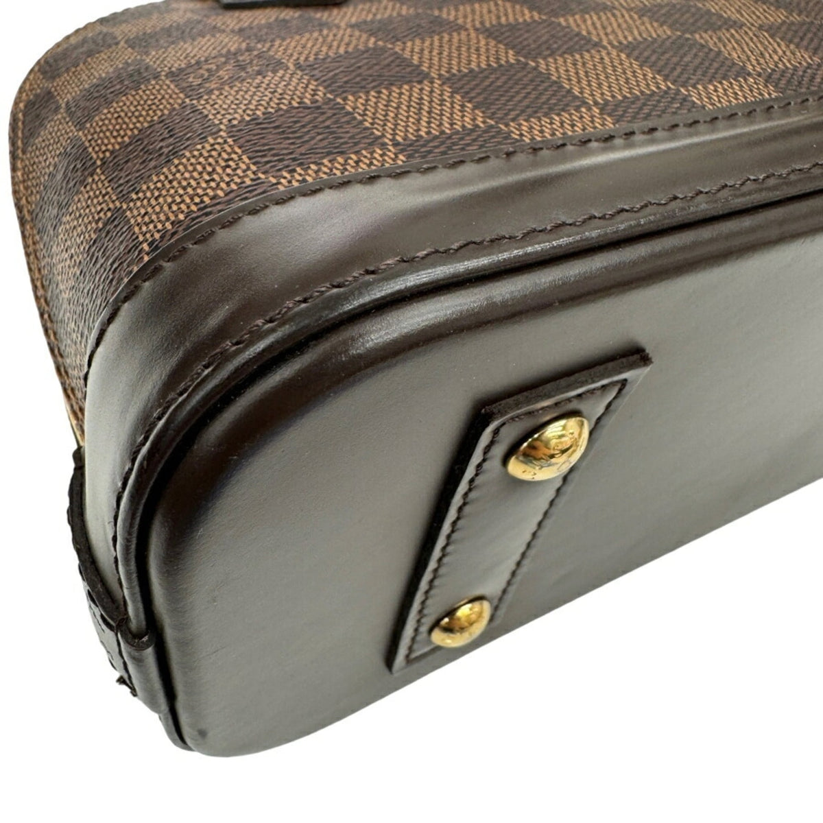 Louis Vuitton Brown Damier Canvas Ebene Damier Canvas Handbag Shoulder Bag (Pre-Owned)