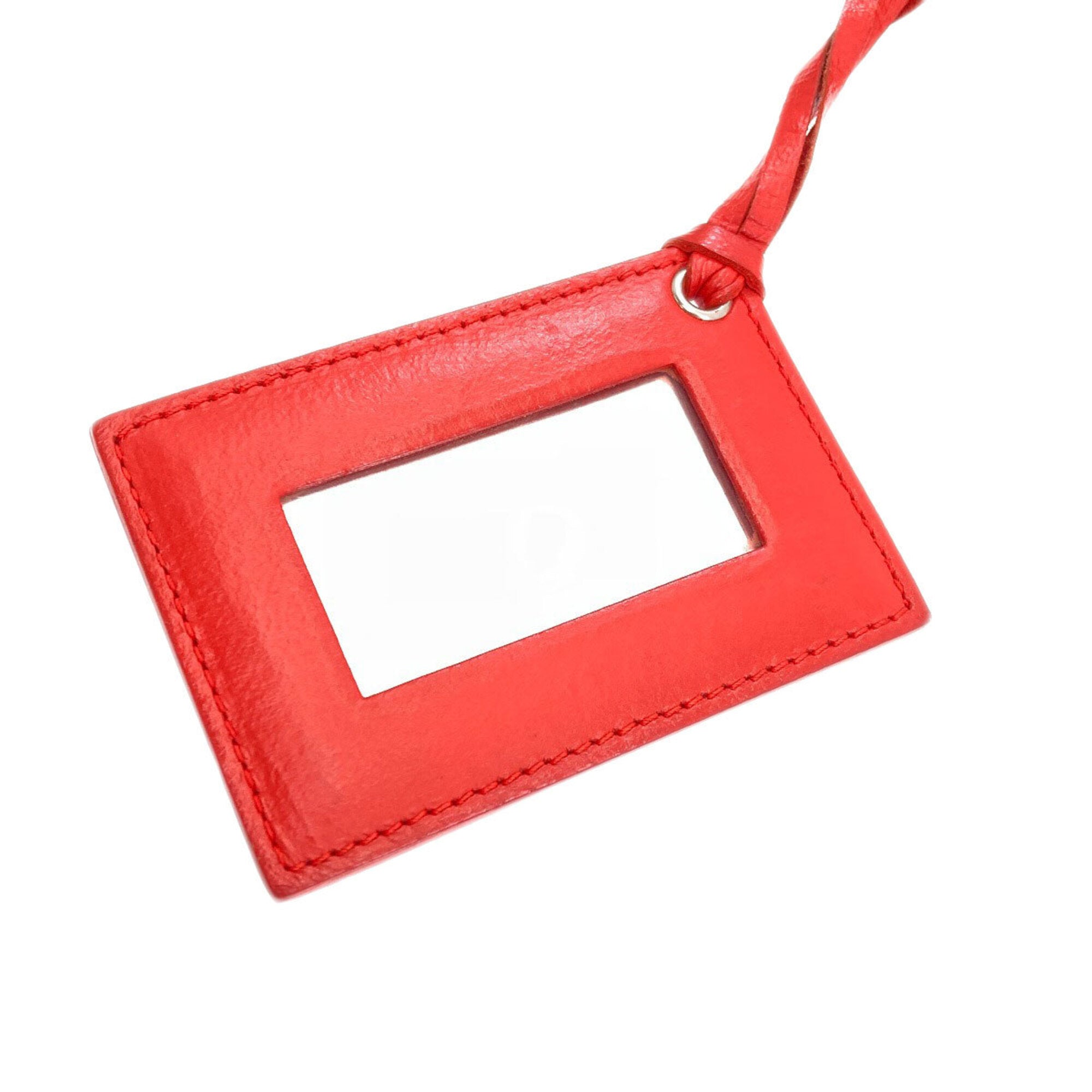 Balenciaga Red Color Leather Handbag (Pre-Owned)
