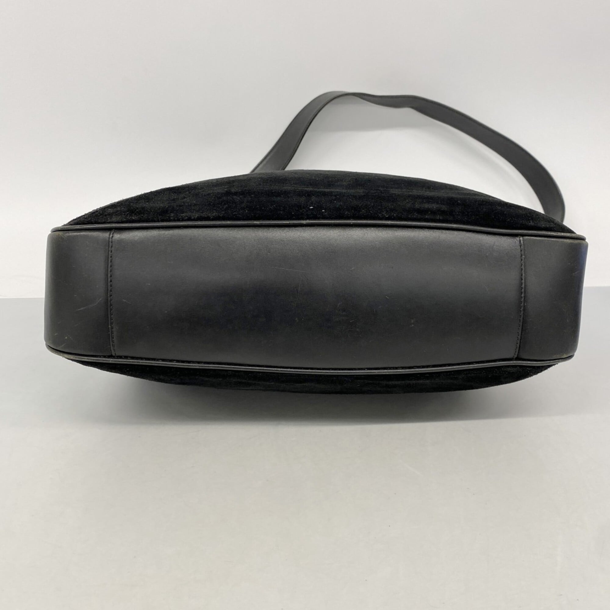 Gucci Black Suede Handbag (Pre-Owned)