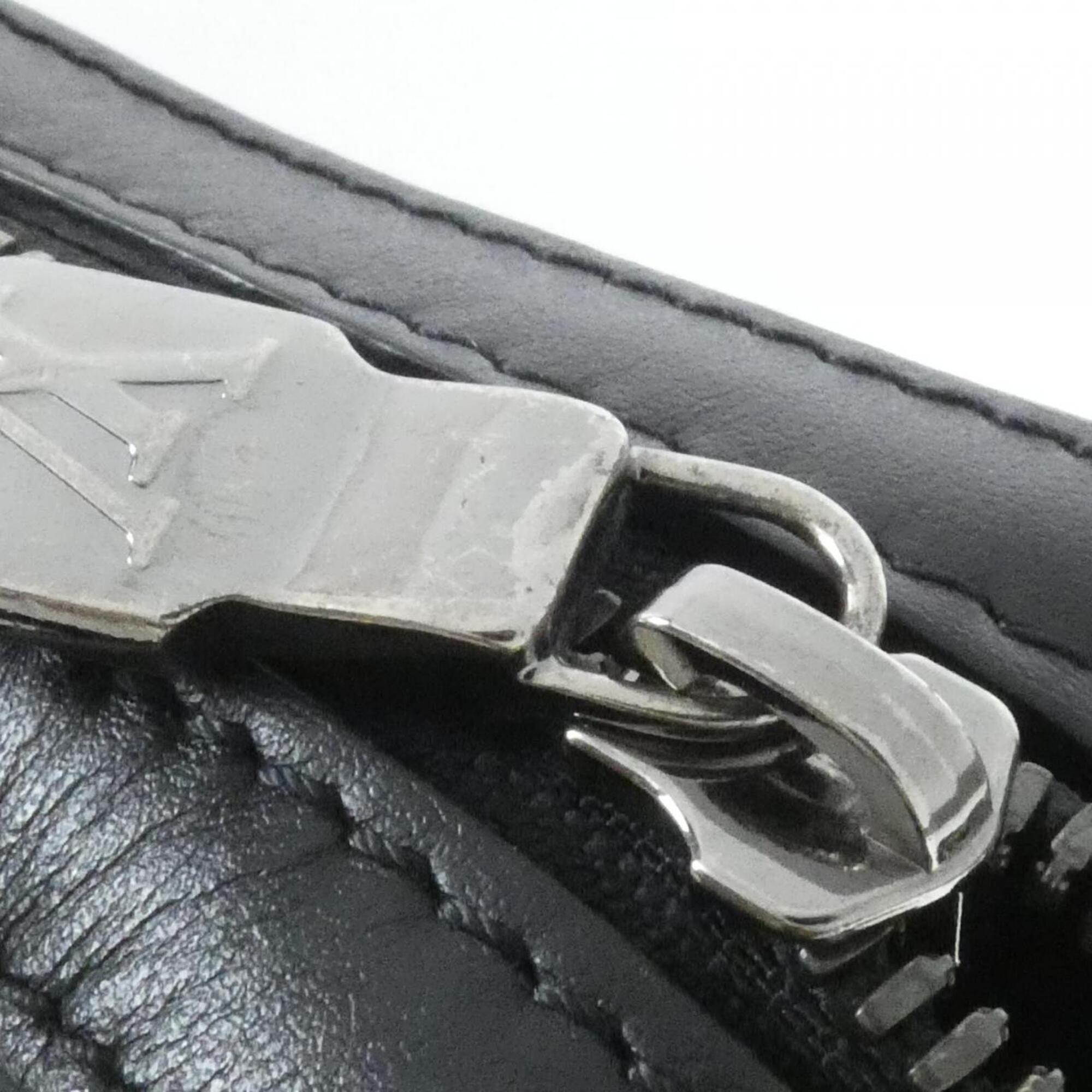 Louis Vuitton Monogram Eclipse Black Gris Coated Canvas Pouch Shoulder Bag (Pre-Owned)