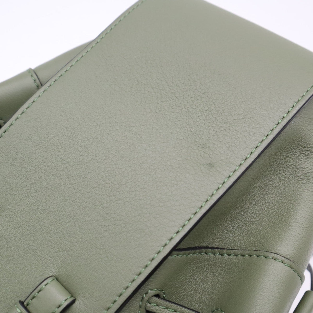 Loewe Hammock Green Leather Handbag (Pre-Owned)