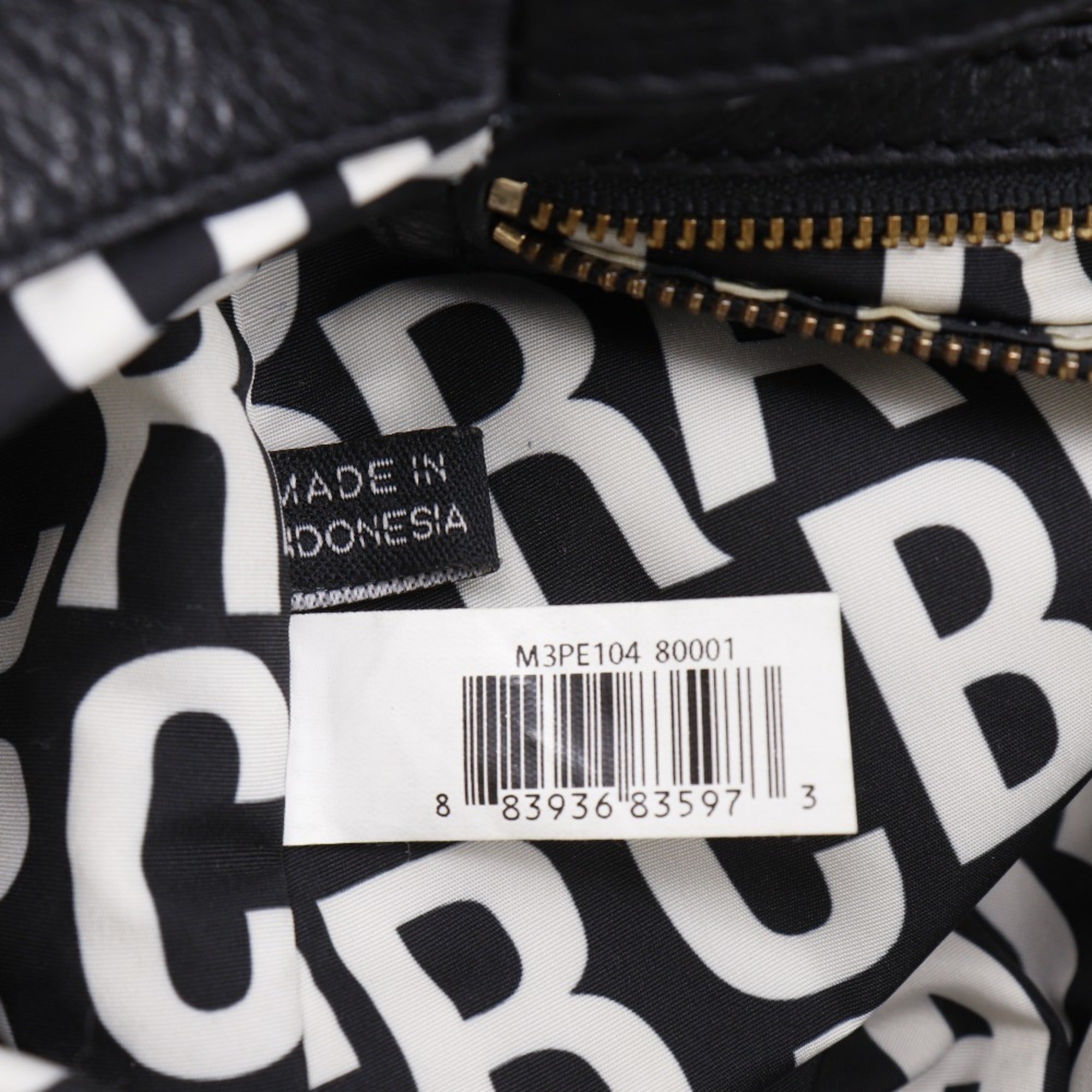 Marc By Marc Jacobs Black Leather Tote Bag (Pre-Owned)