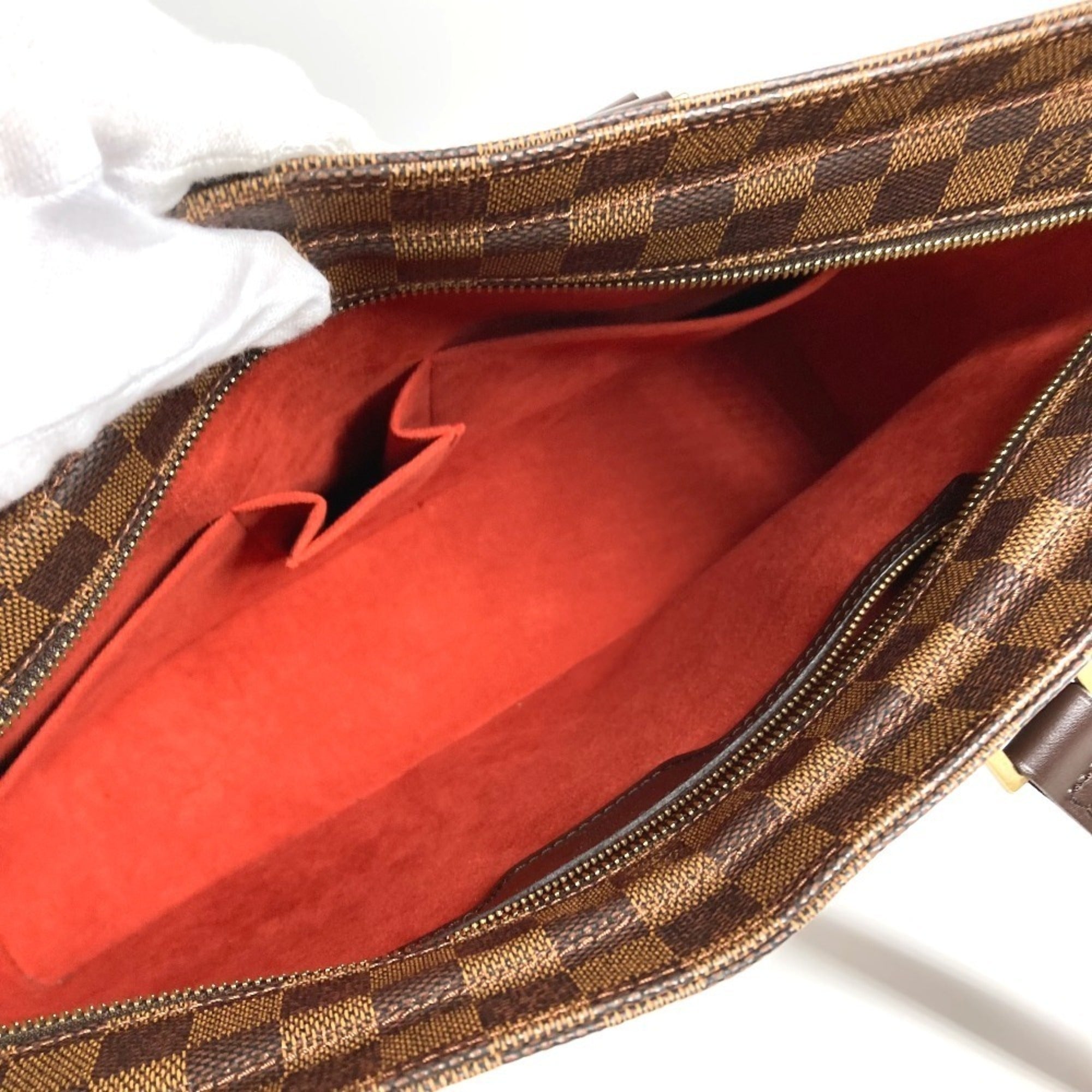 Louis Vuitton Brown Damier Canvas Ebene Damier Canvas Shoulder Bag Tote Bag (Pre-Owned)