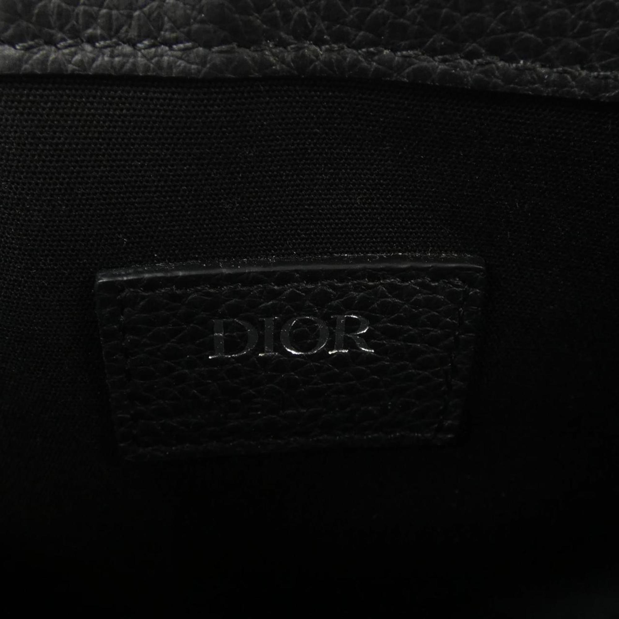 Christian Dior Beige Black Navy Handbag (Pre-Owned)