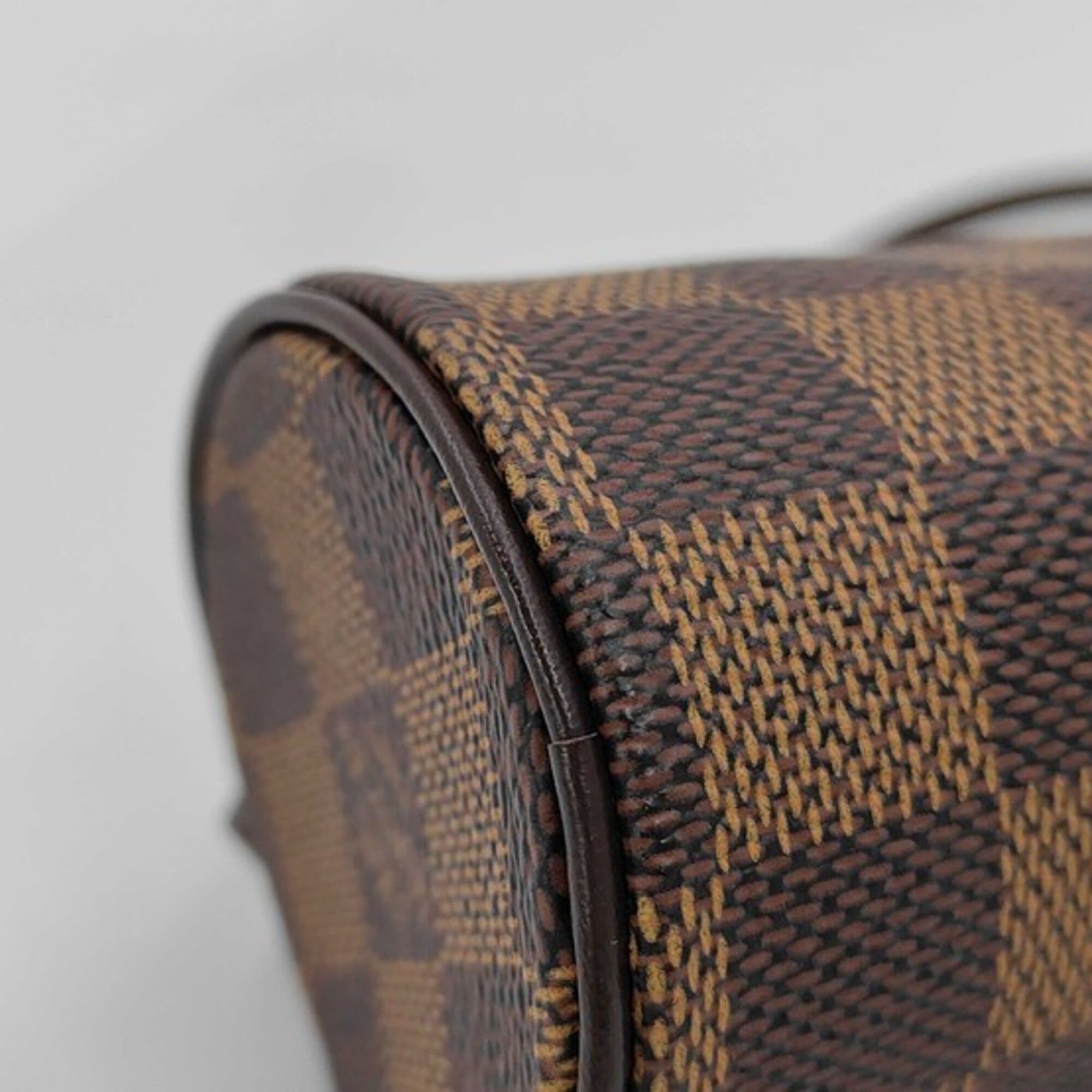 Louis Vuitton Brown Damier Canvas Pochette Pouch Shoulder Bag (Pre-Owned)