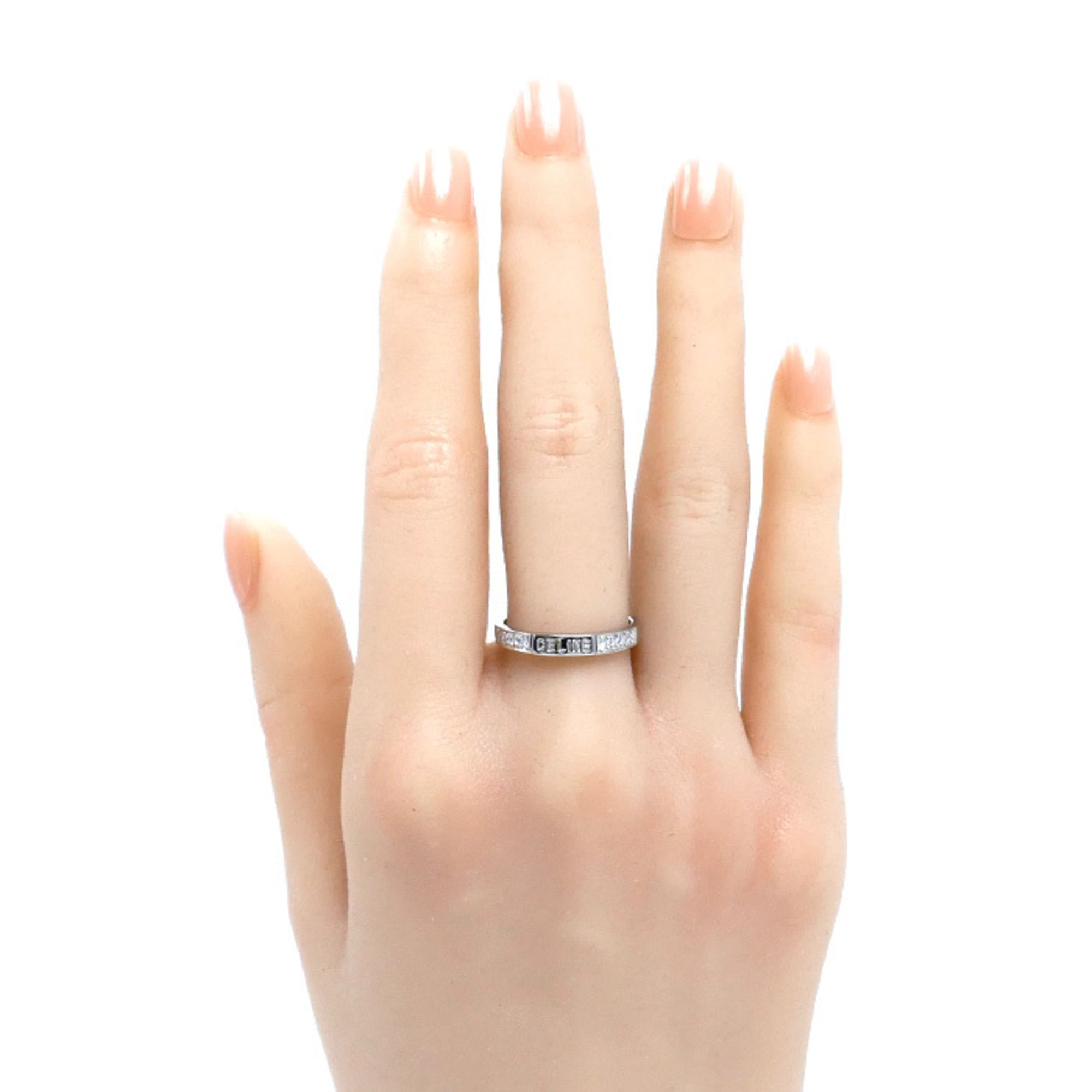 Celine Platinum 900 Band Ring (Pre-Owned)