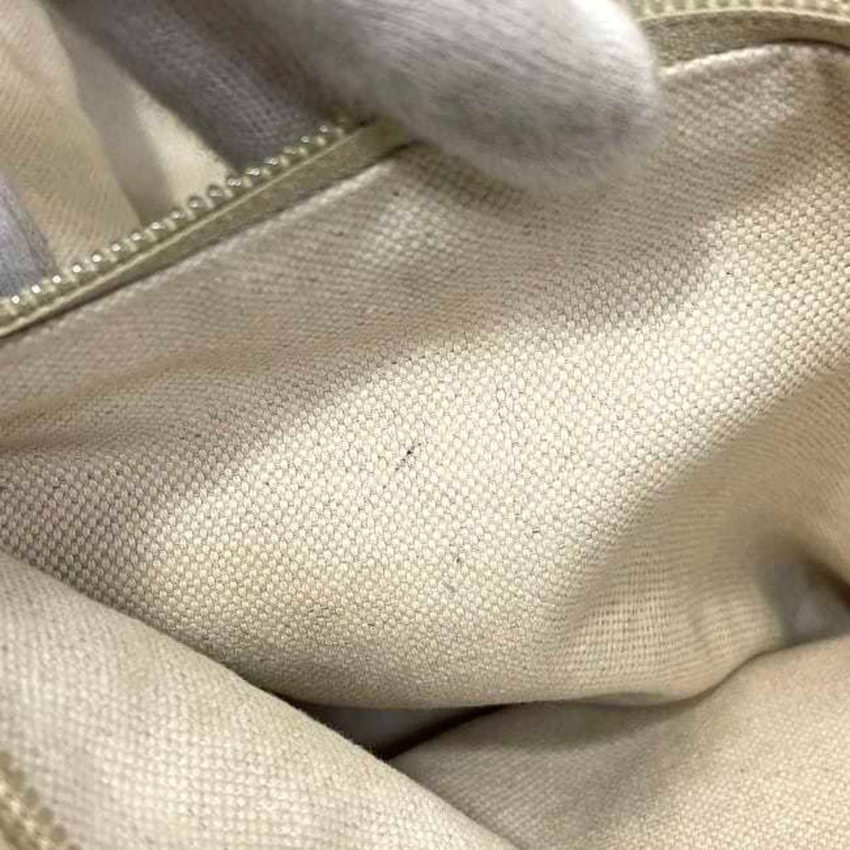 Gucci Black Red Color Canvas Leather Handbag Tote Bag (Pre-Owned)