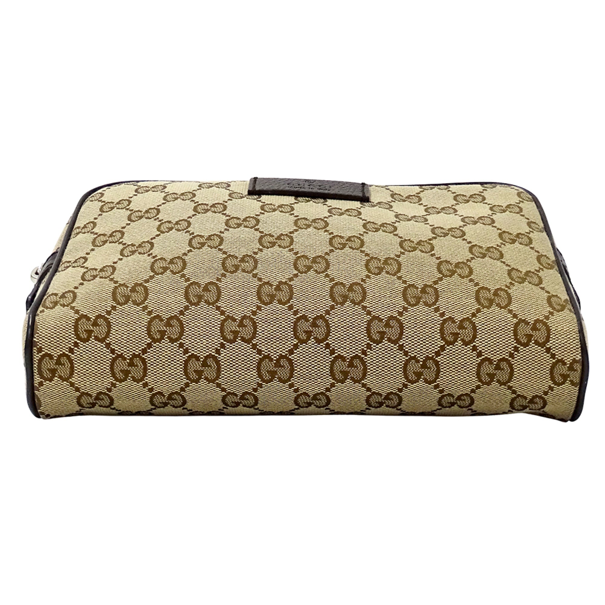 Gucci Beige Brown Gg Supreme Canvas Handbag Sling Bag (Pre-Owned)