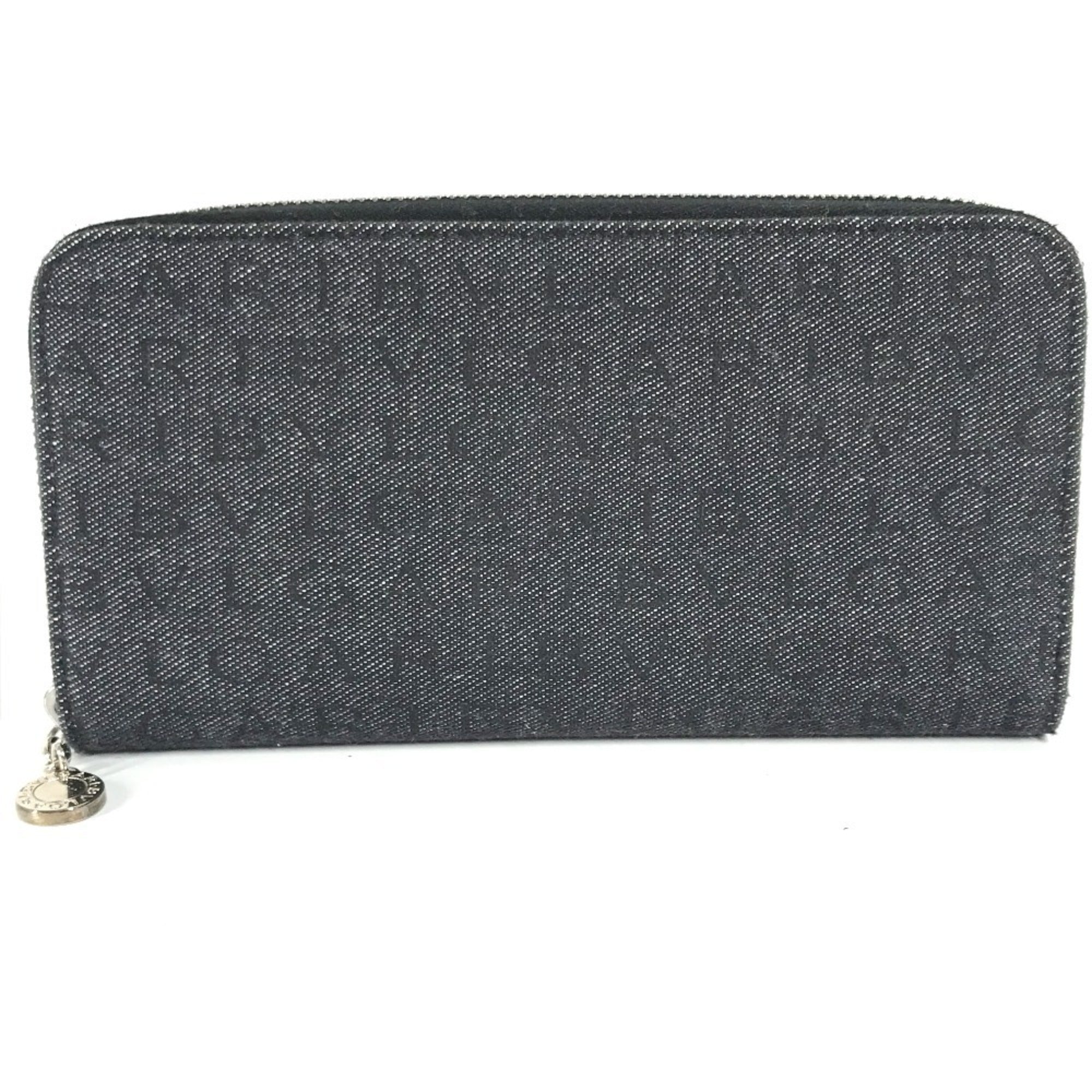 Bvlgari Bvlgari Bvlgari Blue Denim Long Wallet (Bi-Fold) (Pre-Owned)