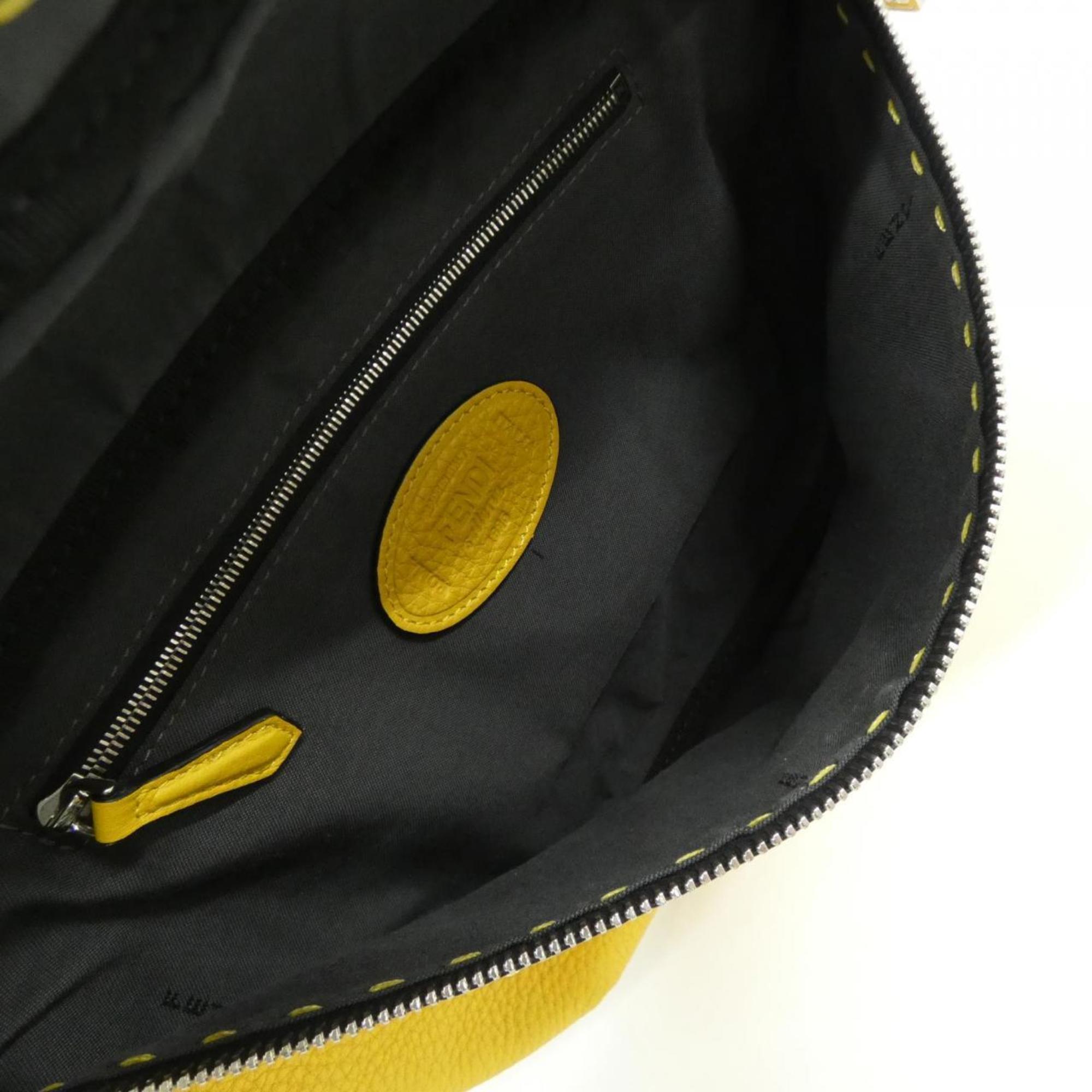 Fendi Yellow Leather Fanny Pack (Pre-Owned)