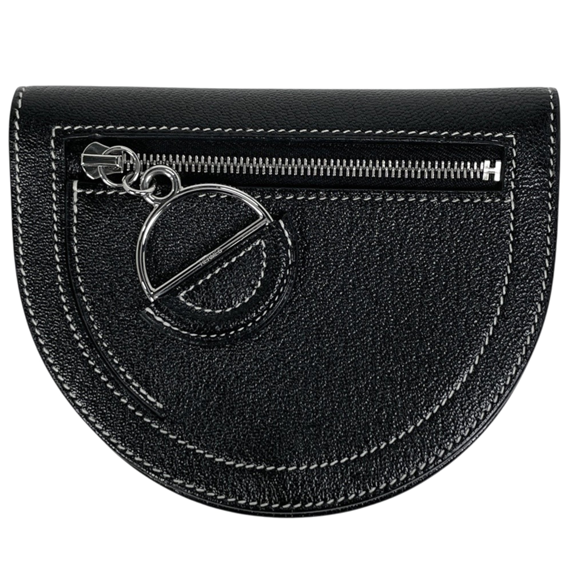Hermes Black Chevre Myzore Leather Wallet (Bi-Fold) (Pre-Owned)