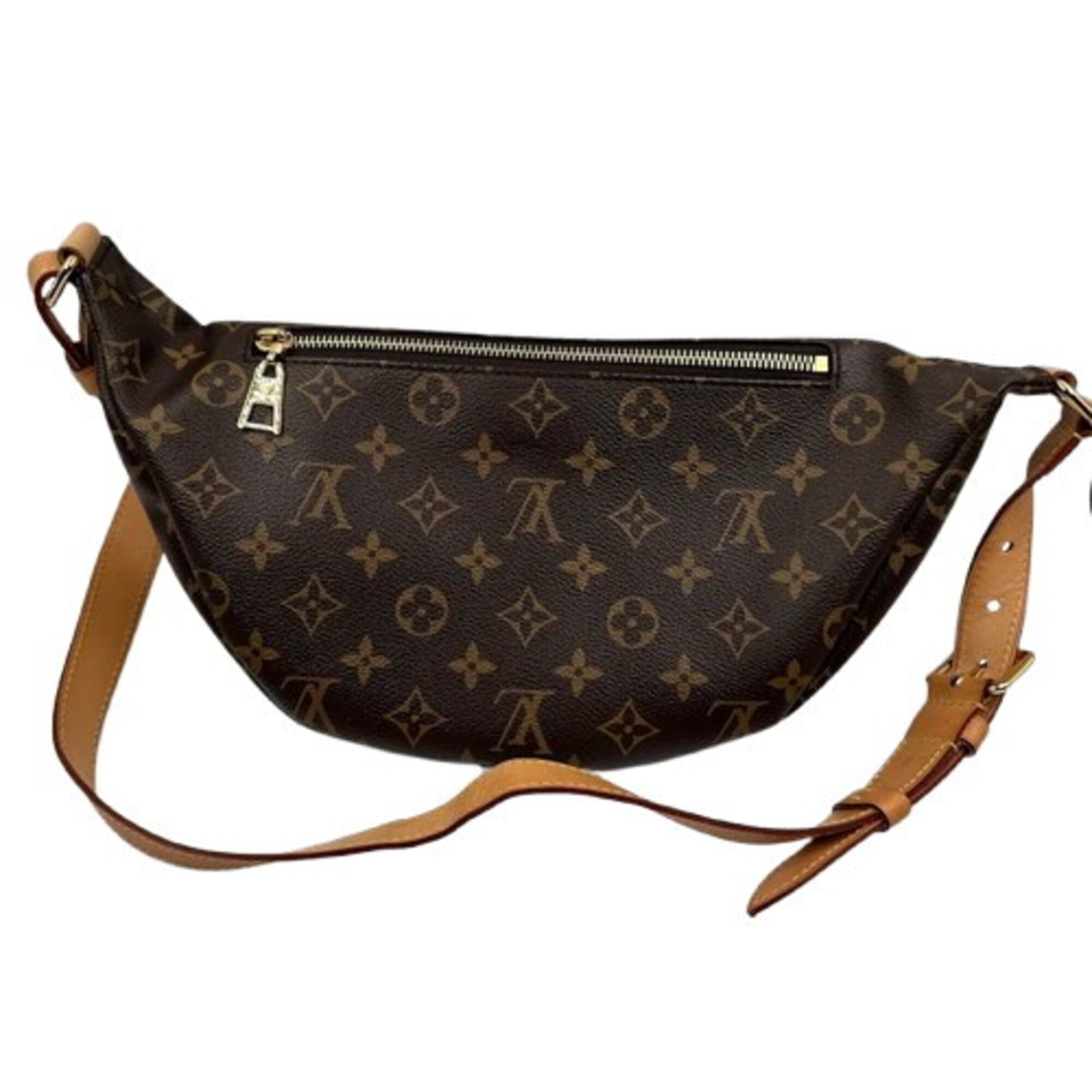 Louis Vuitton Brown Pvc Fanny Pack Sling Bag (Pre-Owned)