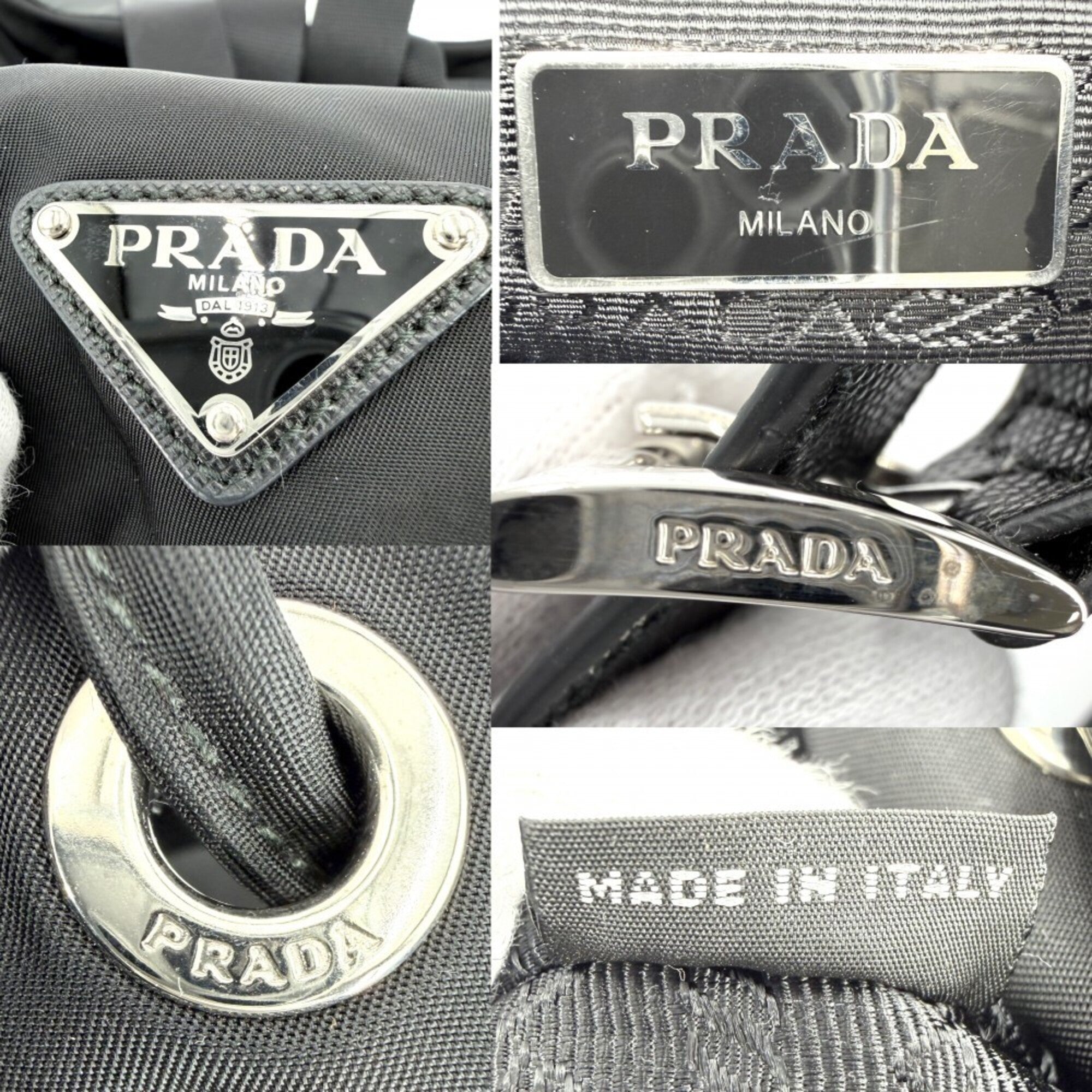 Prada Black Nylon Backpack (Pre-Owned)