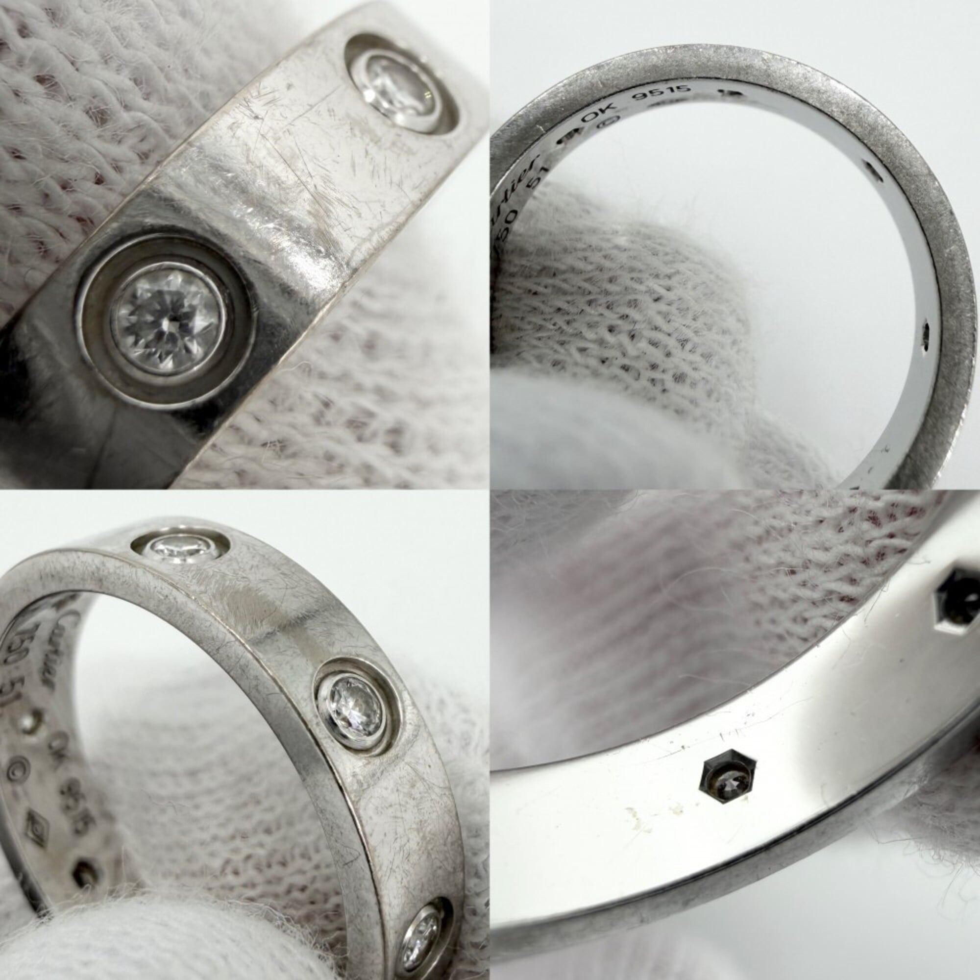 Cartier White Gold (18K) Band Ring (Pre-Owned)