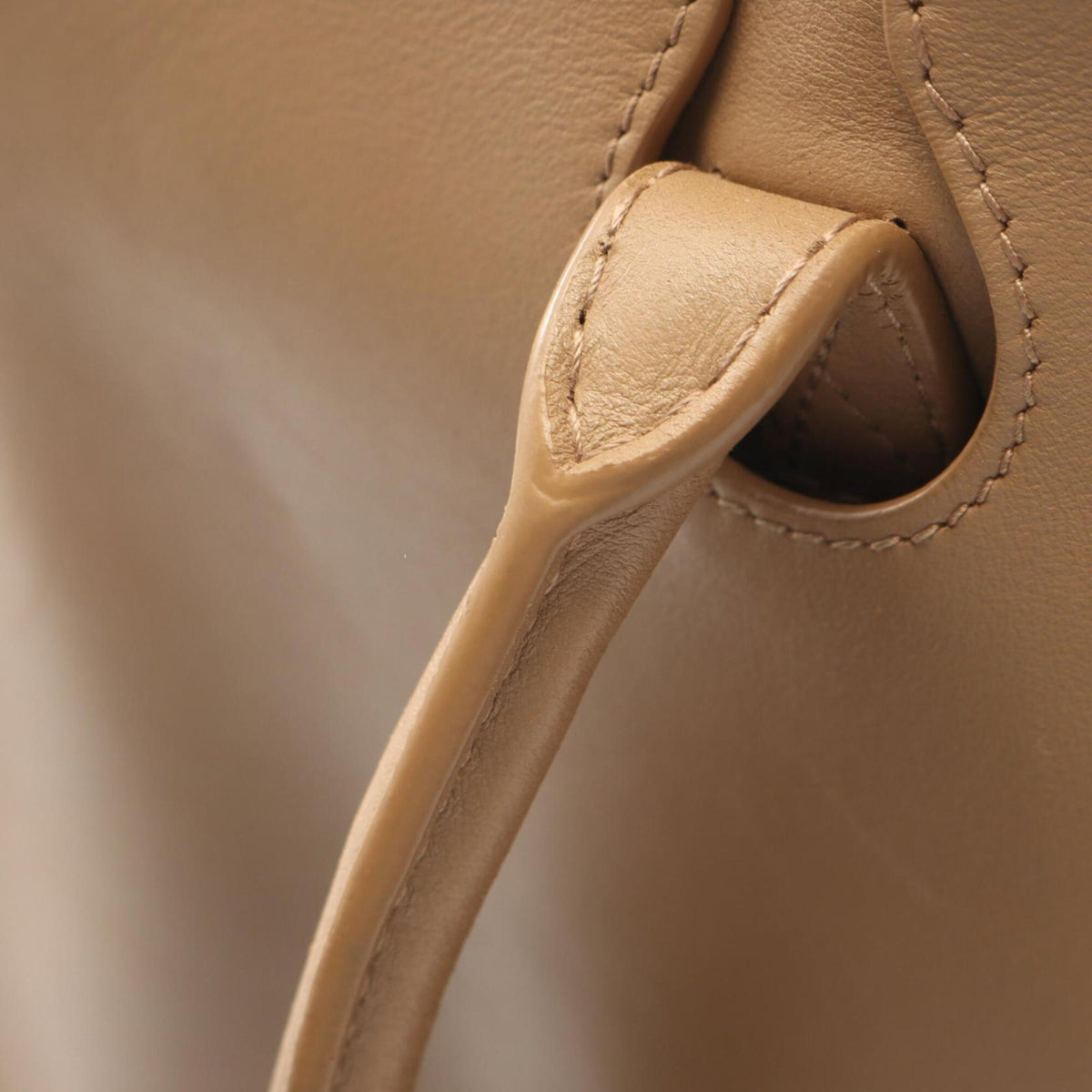 Balenciaga Beige Leather Handbag Tote Bag (Pre-Owned)