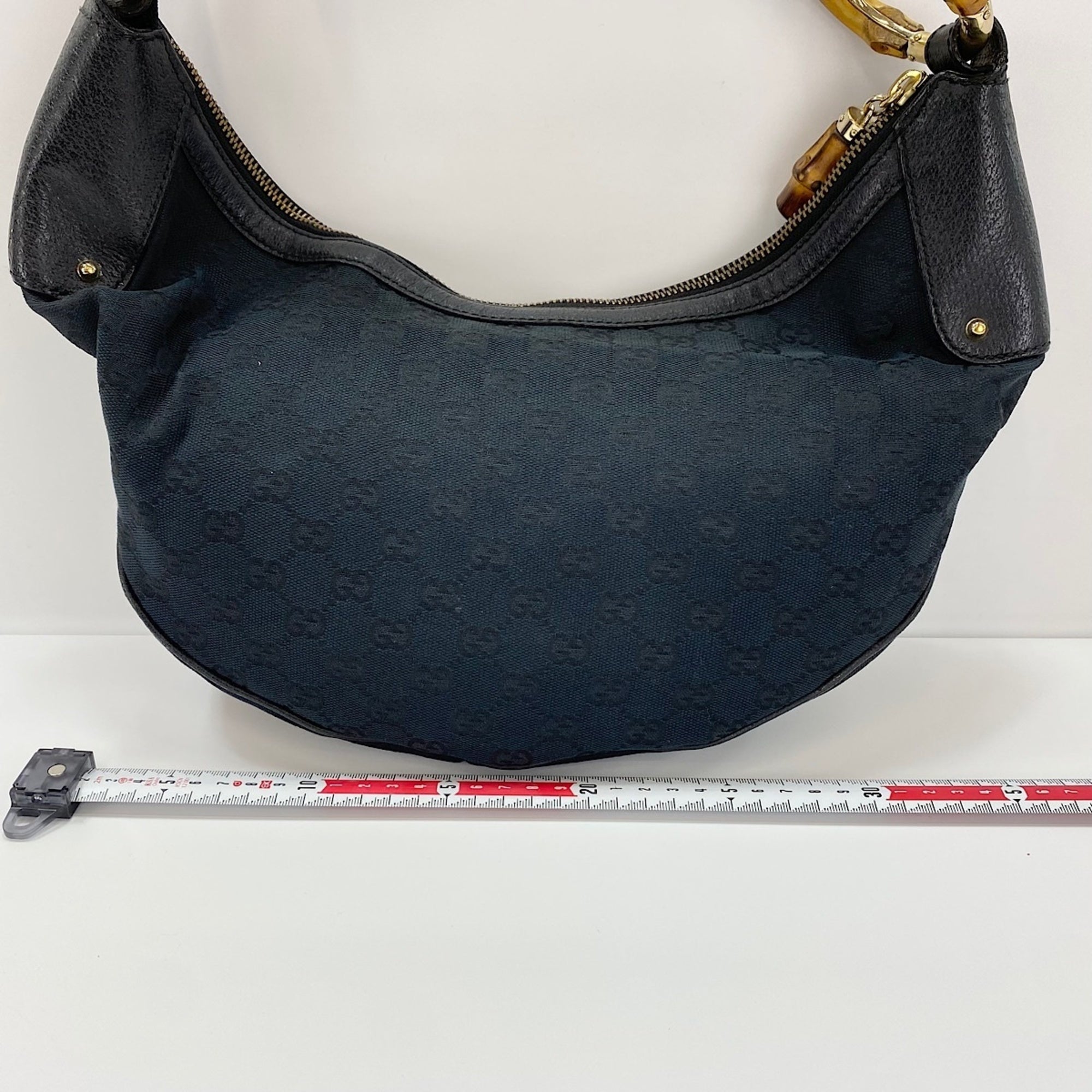 Gucci Black Bamboo Shoulder Bag (Pre-Owned)