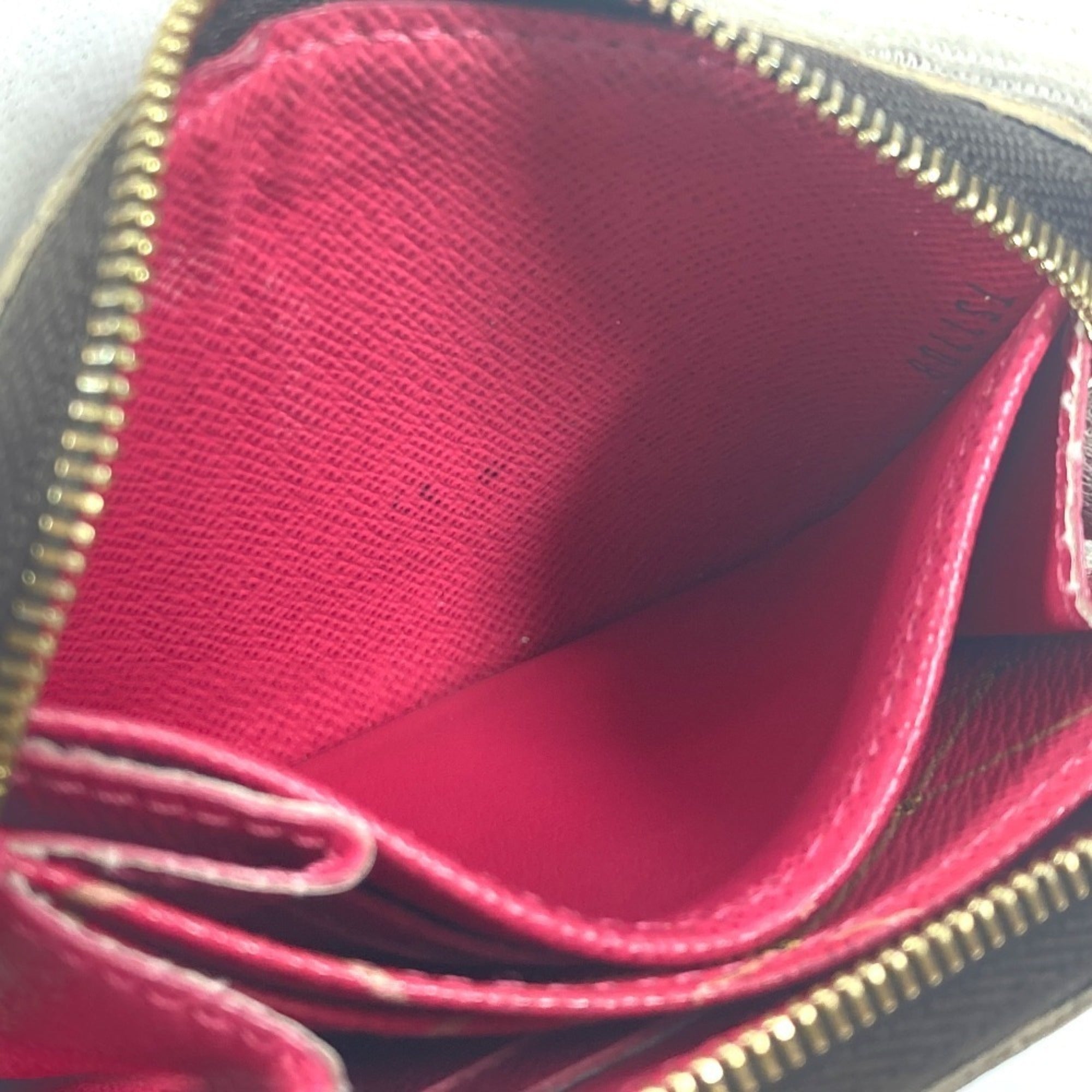 Louis Vuitton Monogram Brown Pink Monogram Coin Purse/Coin Case (Pre-Owned)