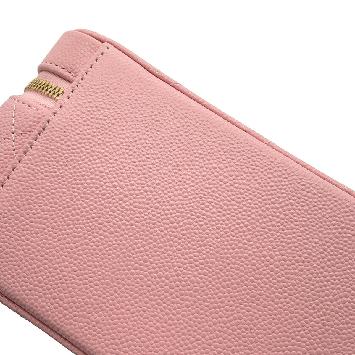 Chanel Matelasse Pink Grained Calfskin Handbag Shoulder Bag (Pre-Owned)