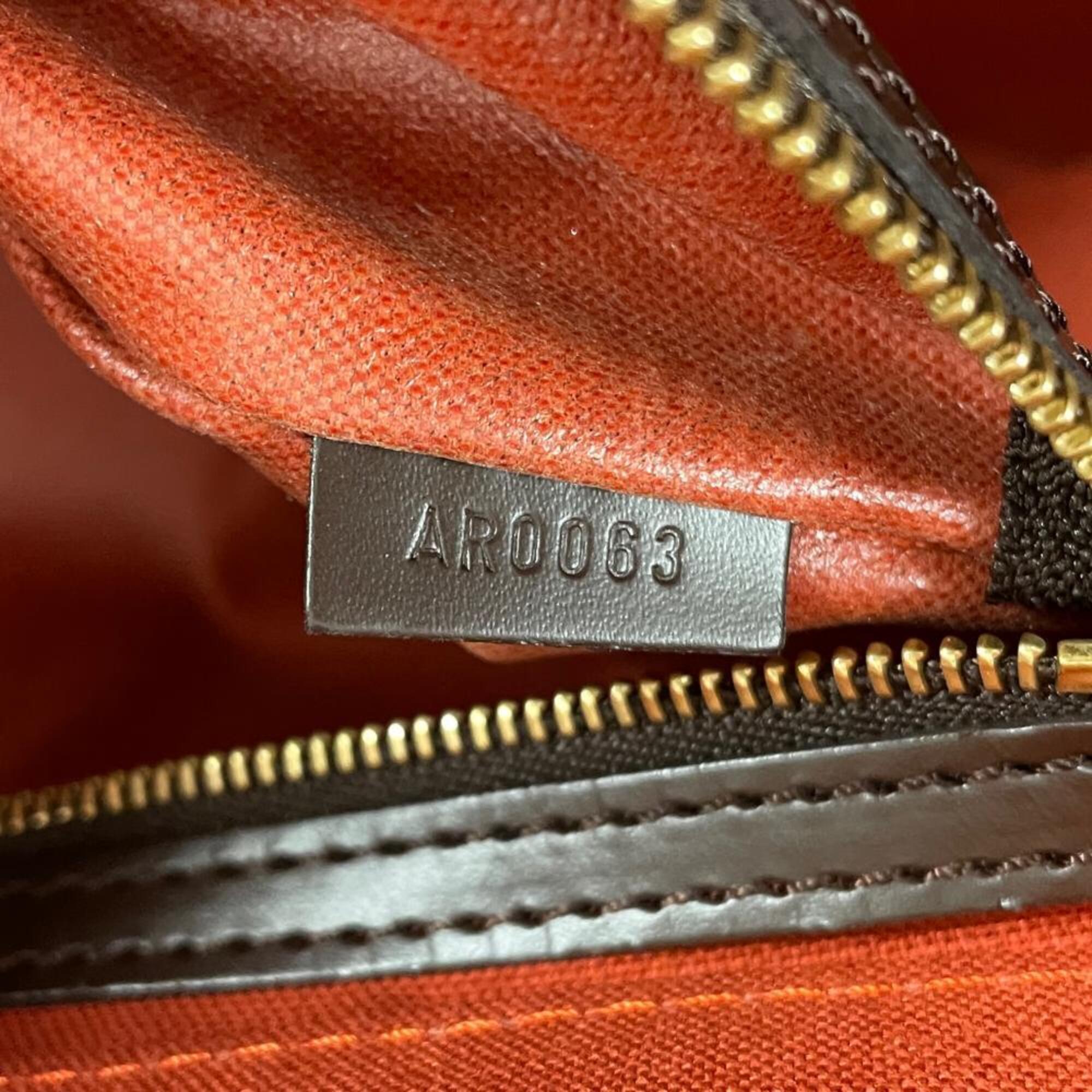 Louis Vuitton Brown Damier Canvas Boston Bag (Pre-Owned)