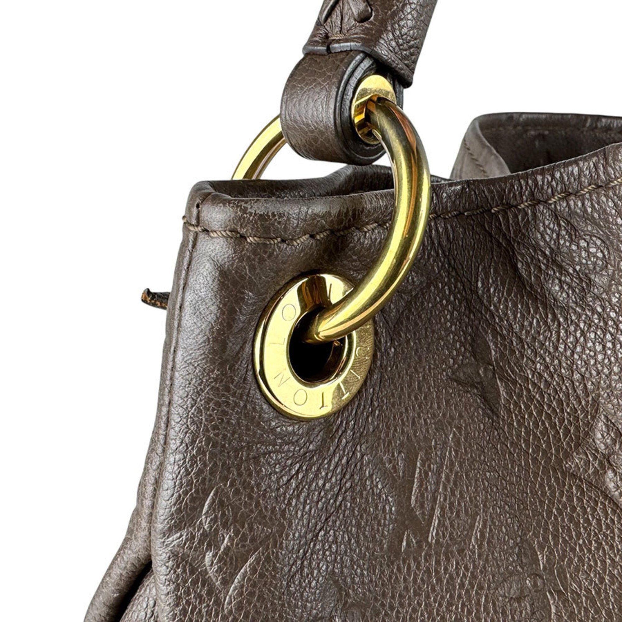 Louis Vuitton Brown Monogram Empreinte Shoulder Bag (Pre-Owned)