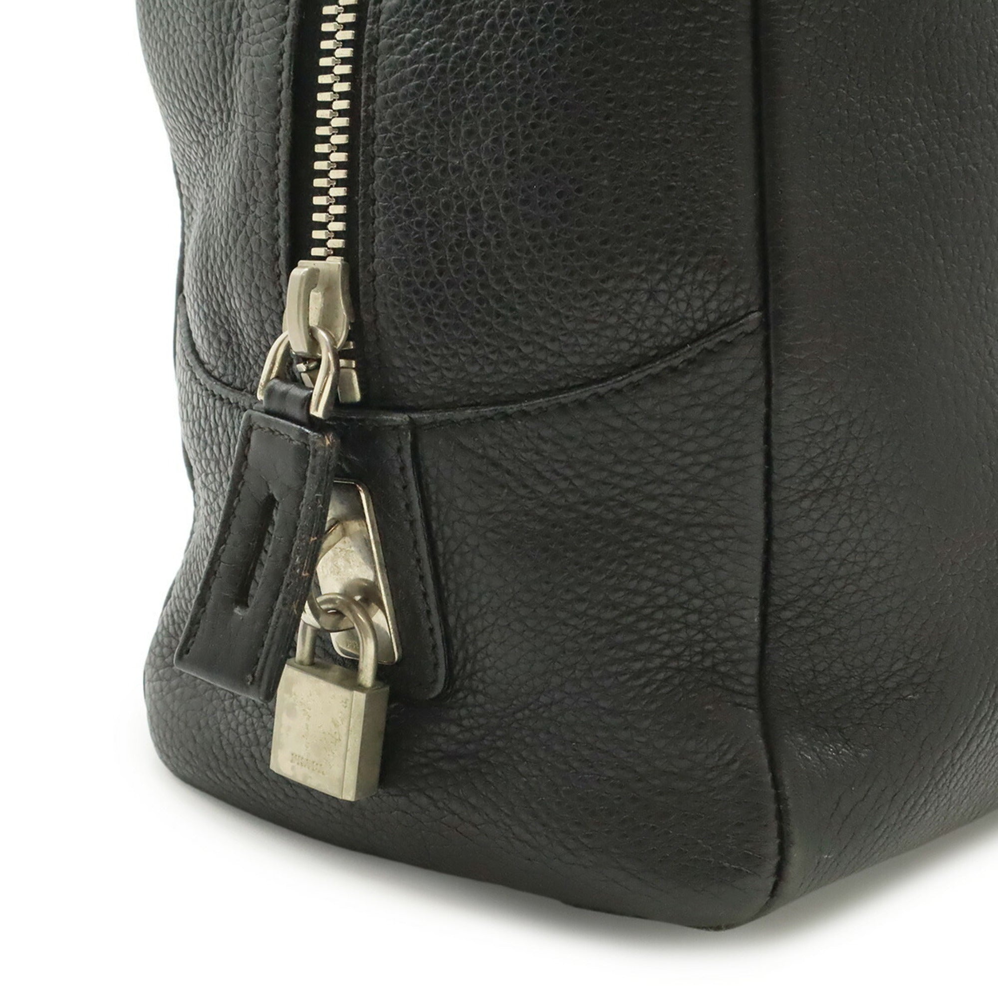 Prada Black Nero Leather Shoulder Bag Tote Bag (Pre-Owned)