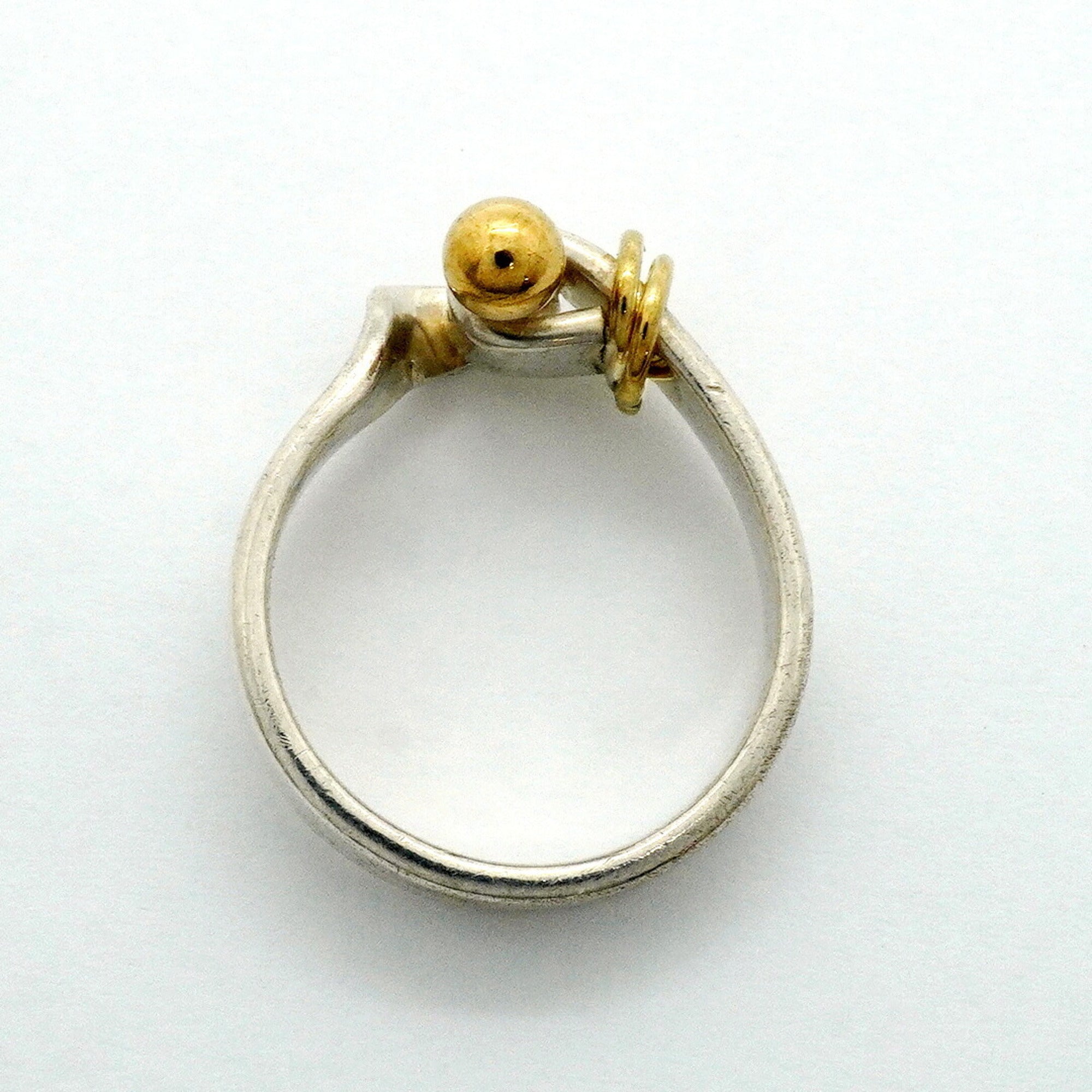 Tiffany Yellow Gold (18K) Silver 925 Band Ring (Pre-Owned)