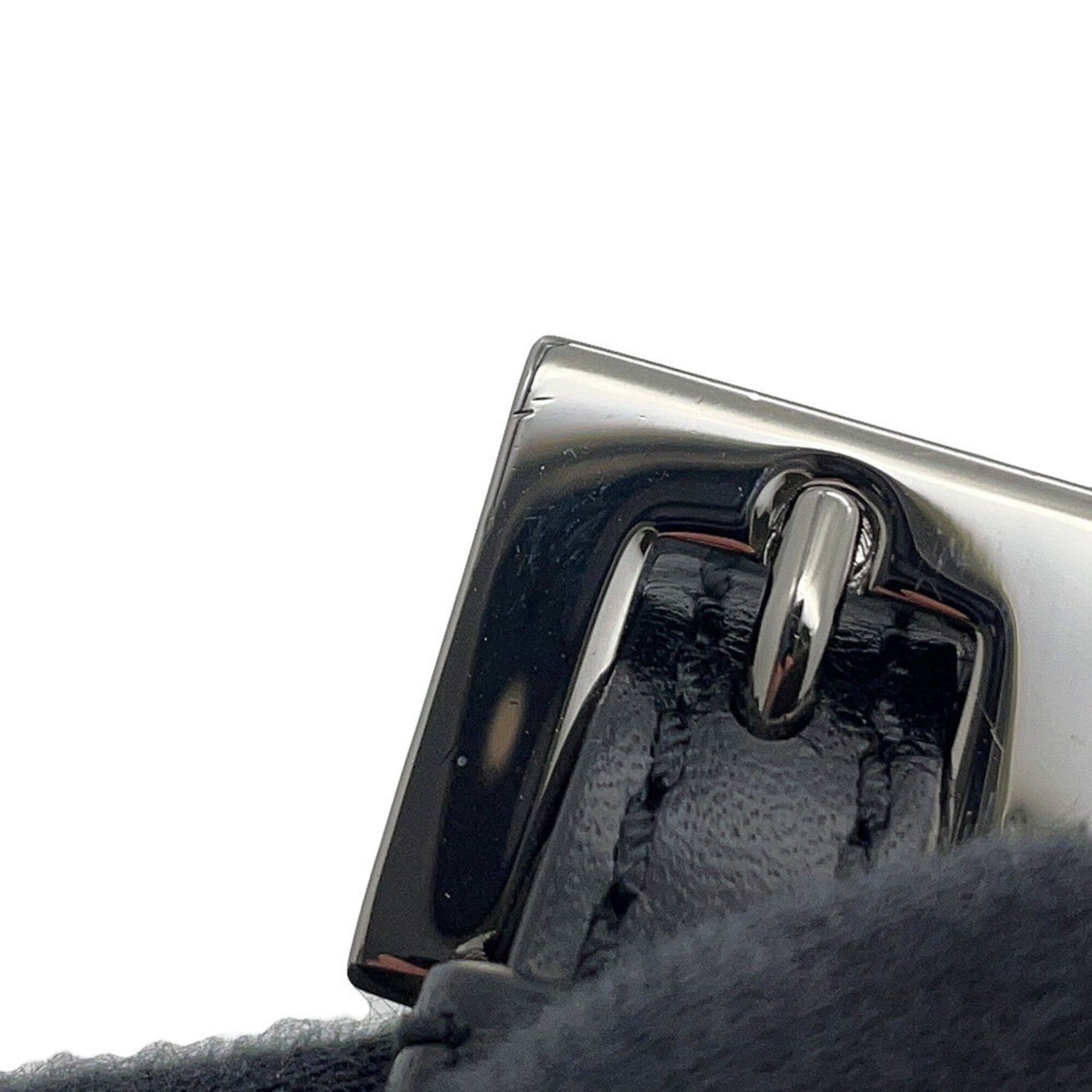 Fendi Black Zucchino Handbag Shoulder Bag (Pre-Owned)