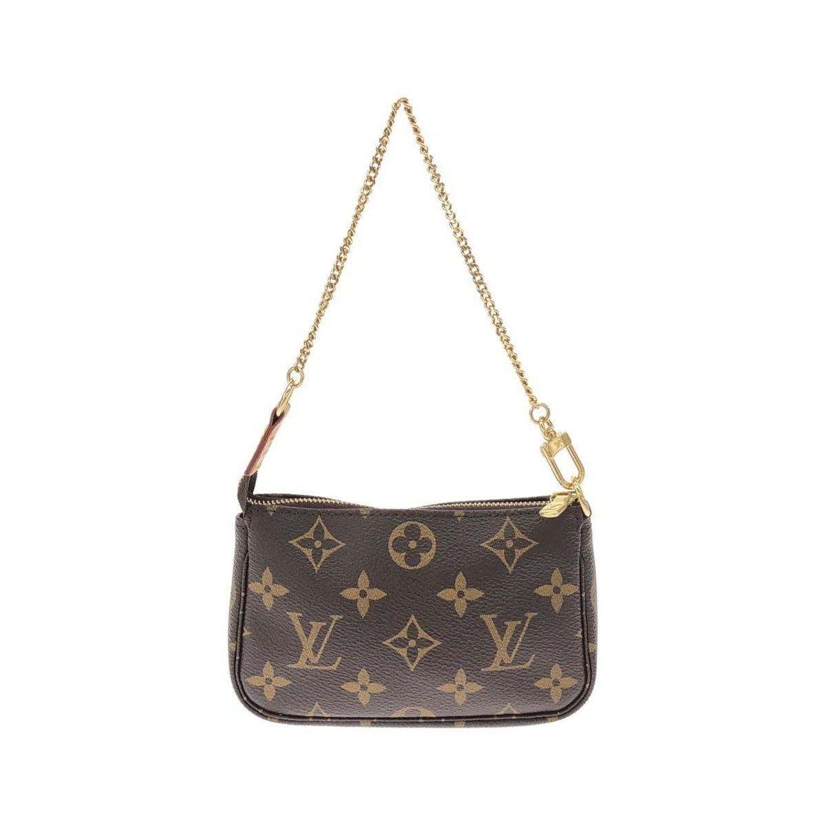 Louis Vuitton Brown Coated Canvas Pochette Pouch (Pre-Owned)
