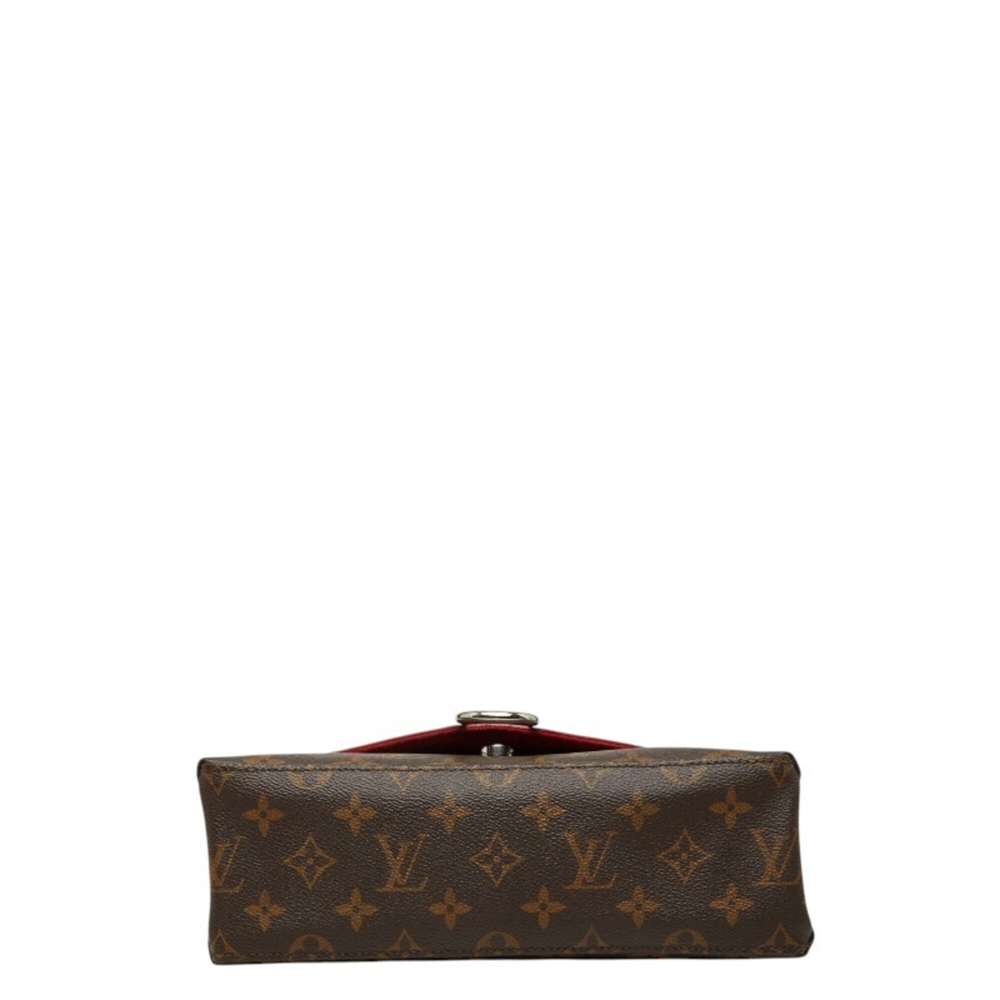 Louis Vuitton Brown Coquelicots Red Color Pvc Leather Shoulder Bag (Pre-Owned)