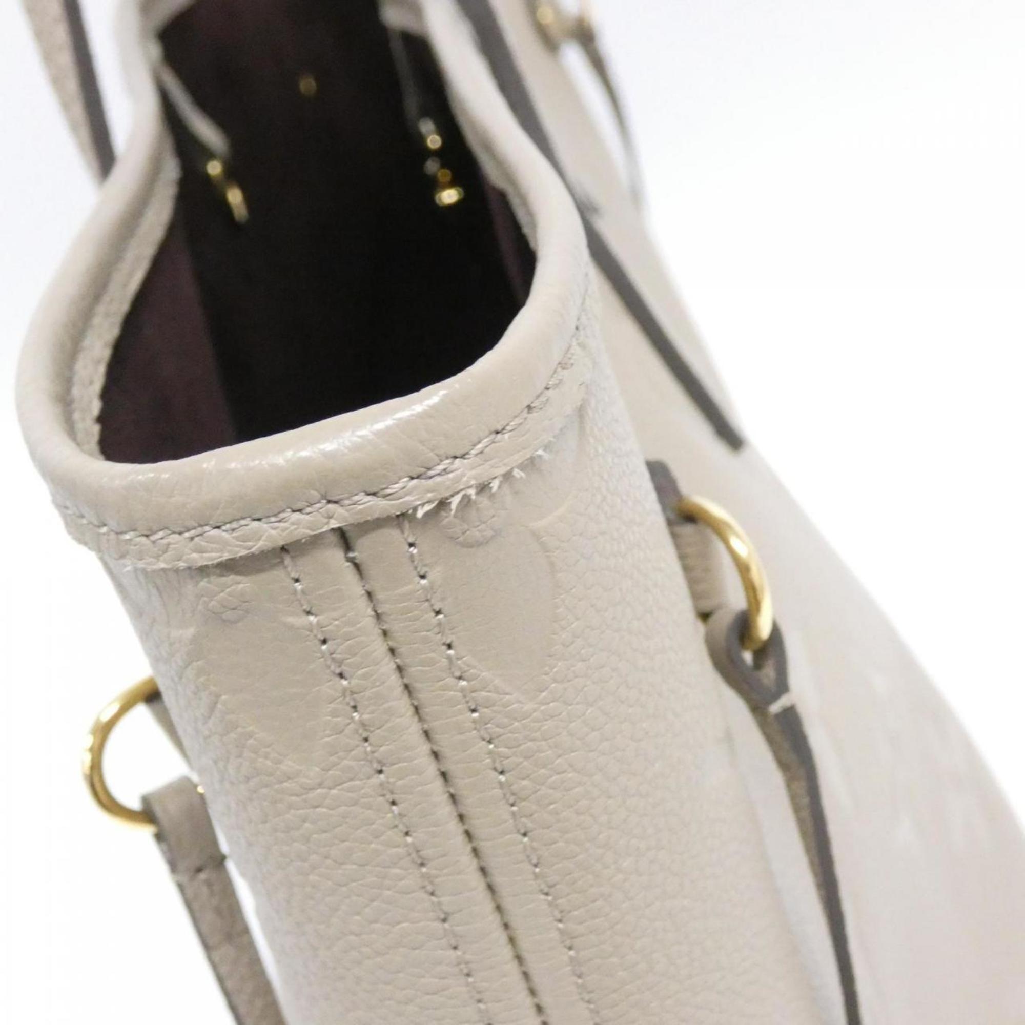 Louis Vuitton Beige Tourterelle Leather Handbag (Pre-Owned)