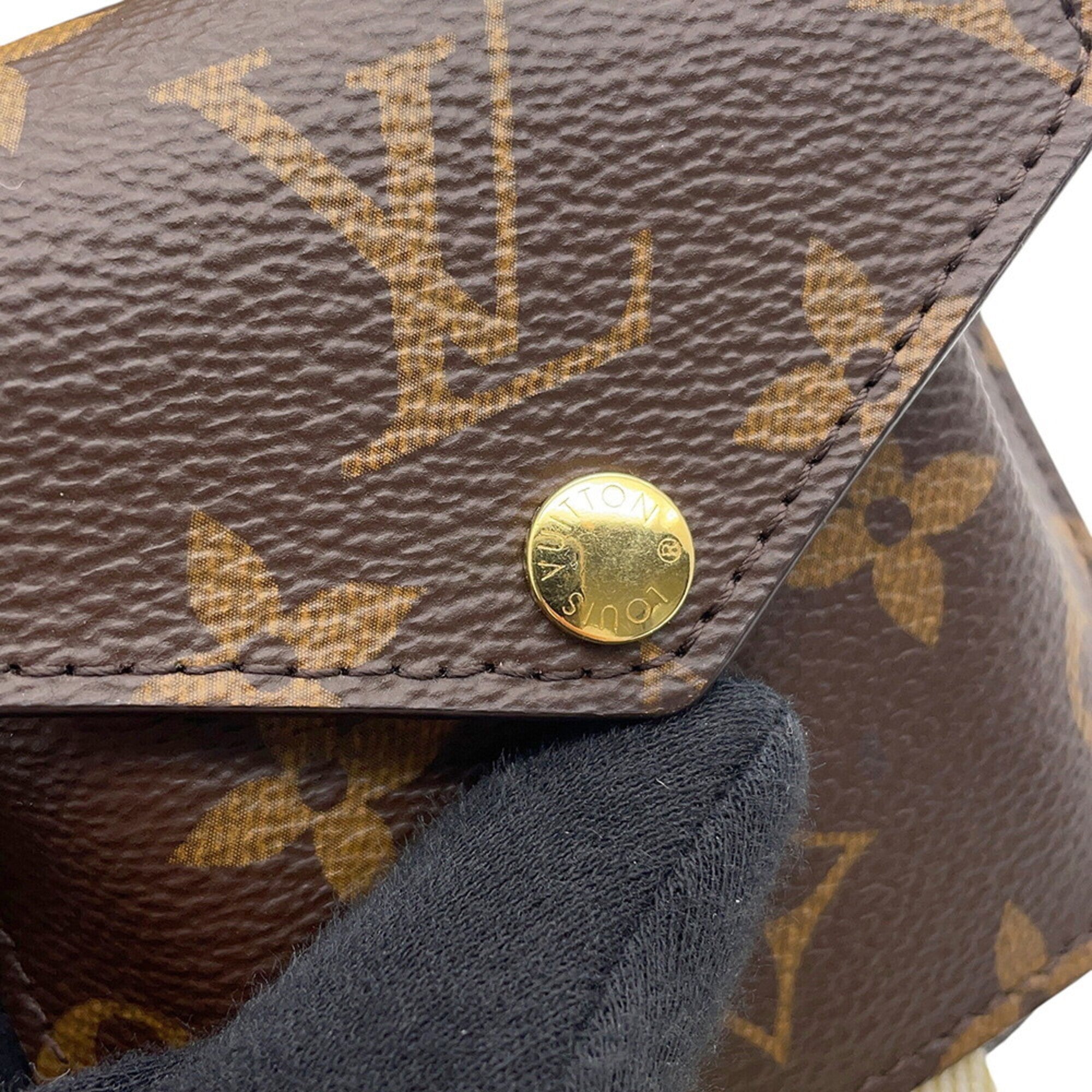 Louis Vuitton Brown Monogram Monogram Handbag Pouch Shoulder Bag (Pre-Owned)