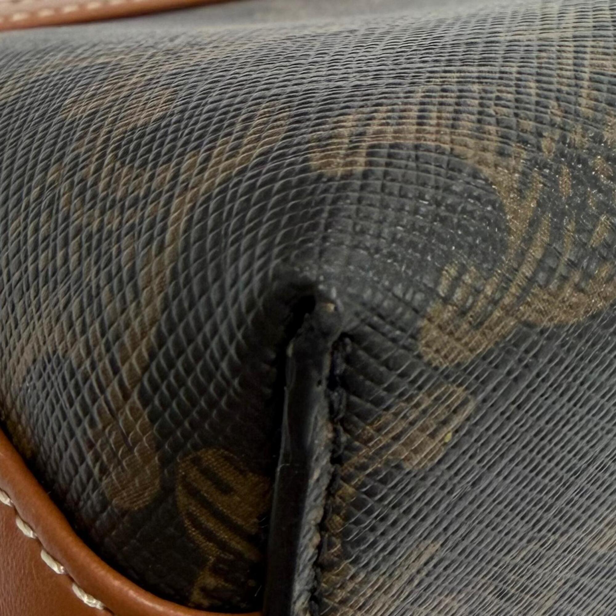 Celine Canvas Leather Pouch (Pre-Owned)