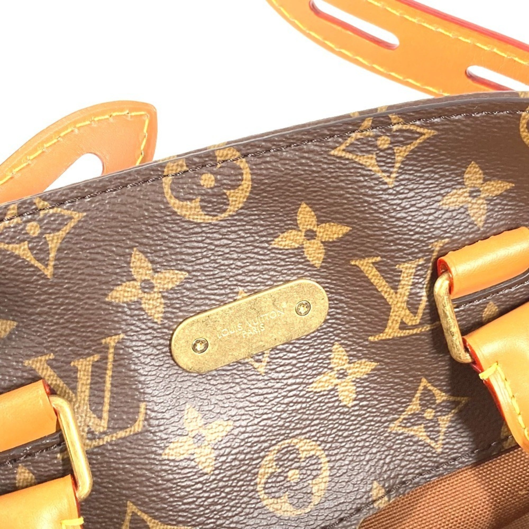 Louis Vuitton Brown Monogram Monogram Backpack Handbag Shoulder Bag Tote Bag (Pre-Owned)