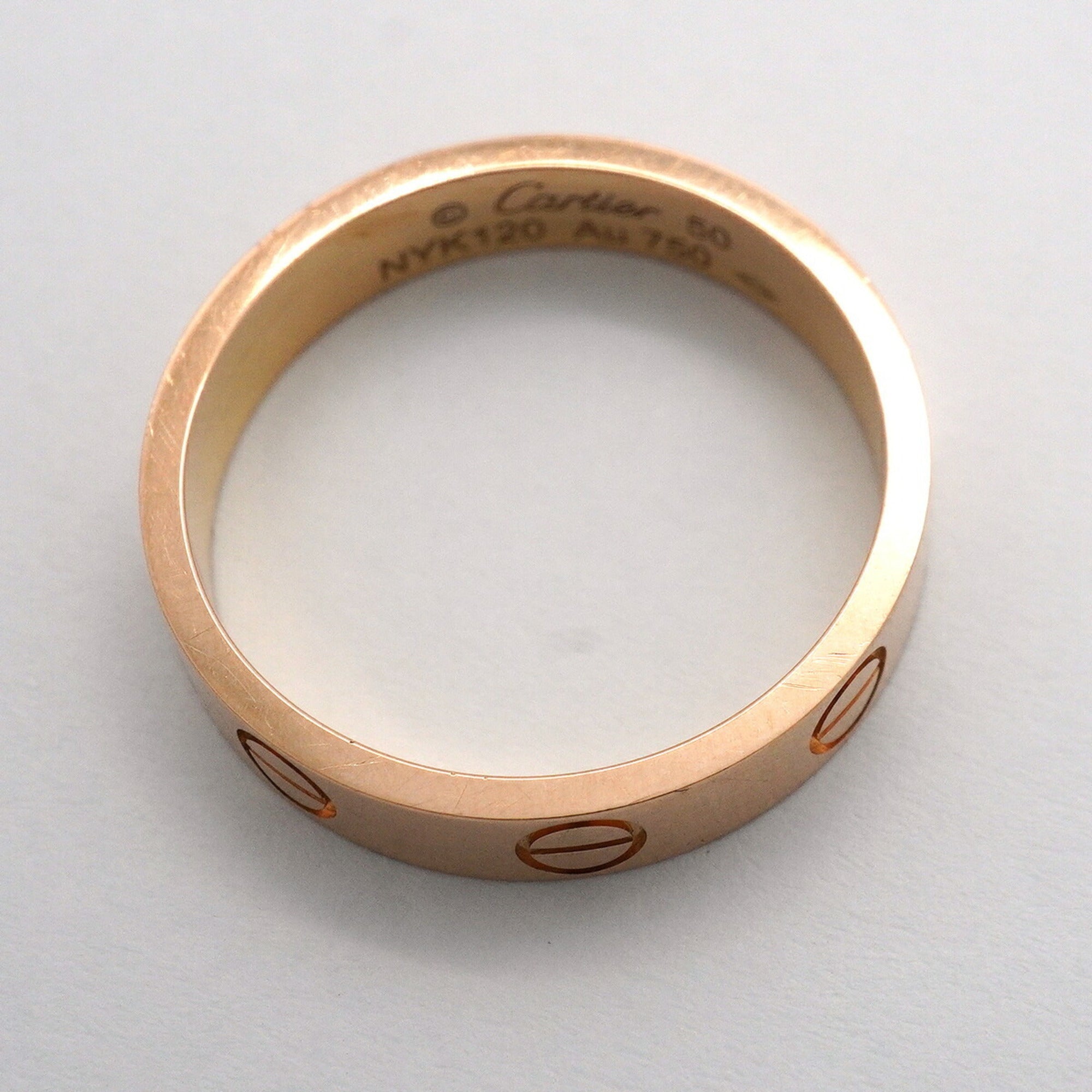 Cartier Pink Gold (18K) Band Ring (Pre-Owned)