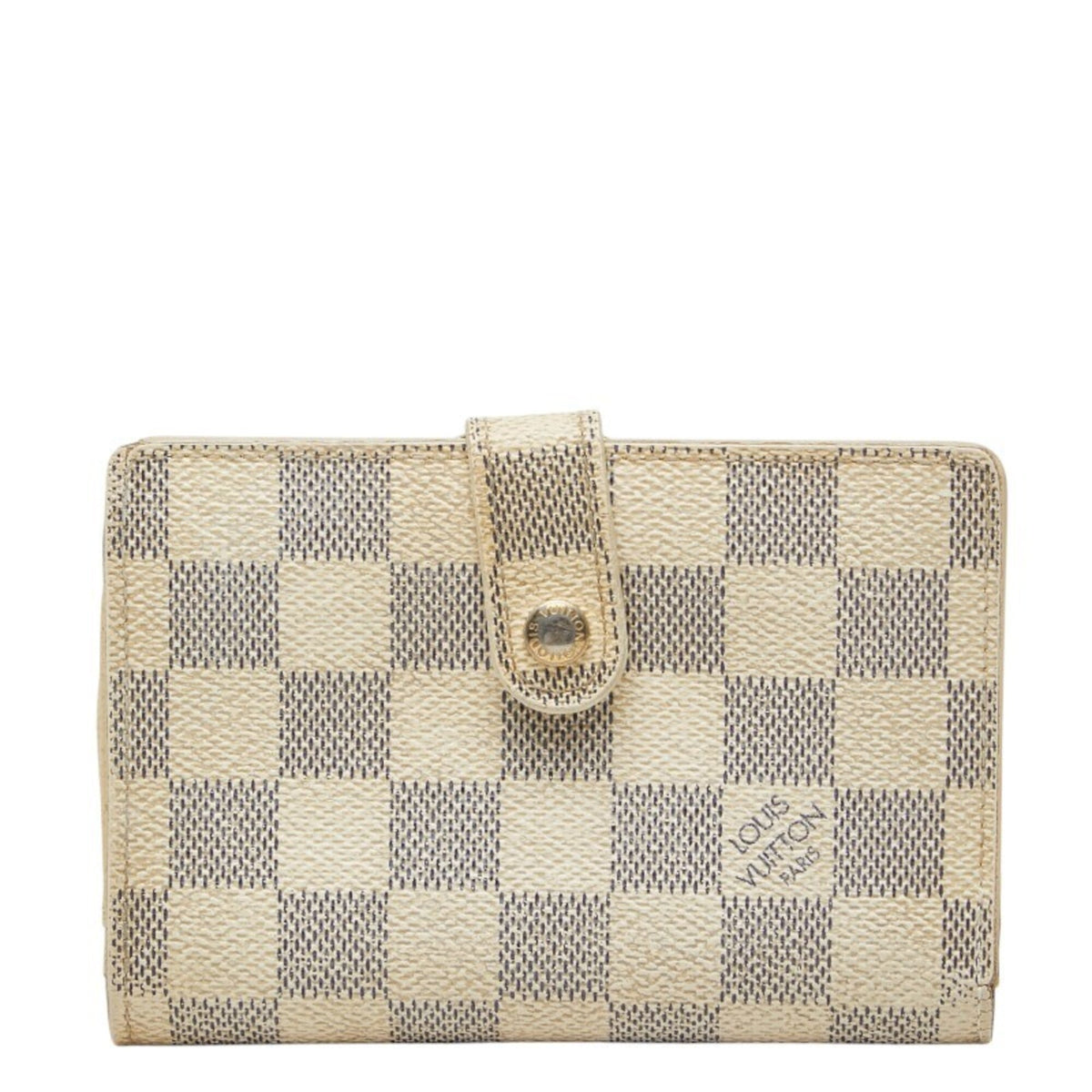 Louis Vuitton White Pvc Leather Wallet (Bi-Fold) (Pre-Owned)