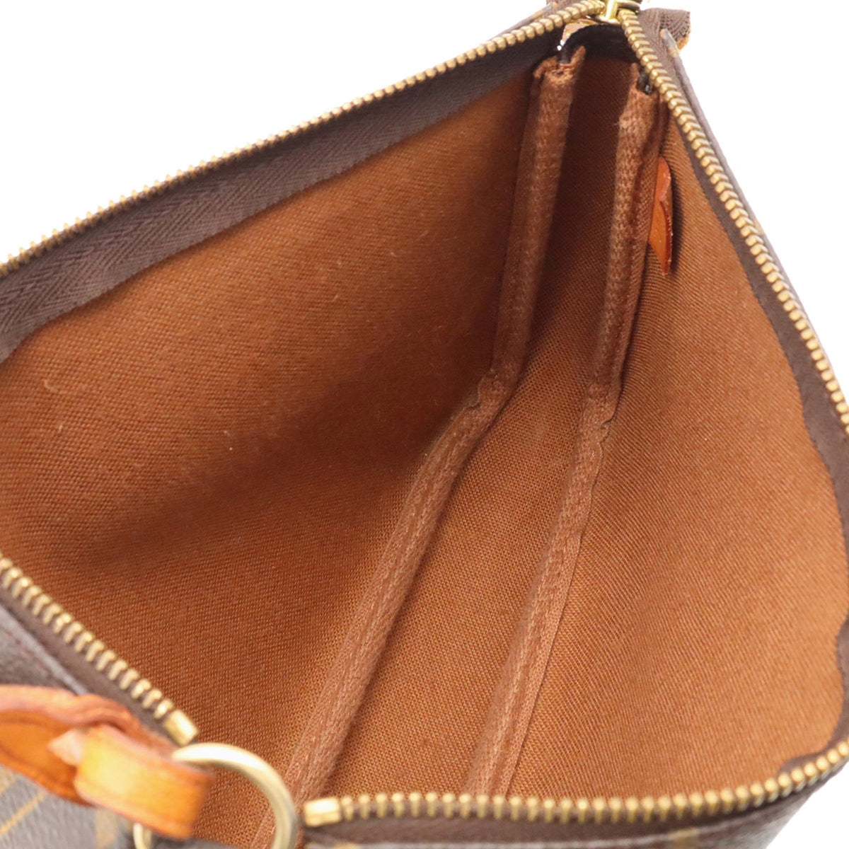 Louis Vuitton Brown Galle Monogram Monogram Handbag Pochette Pouch (Pre-Owned)