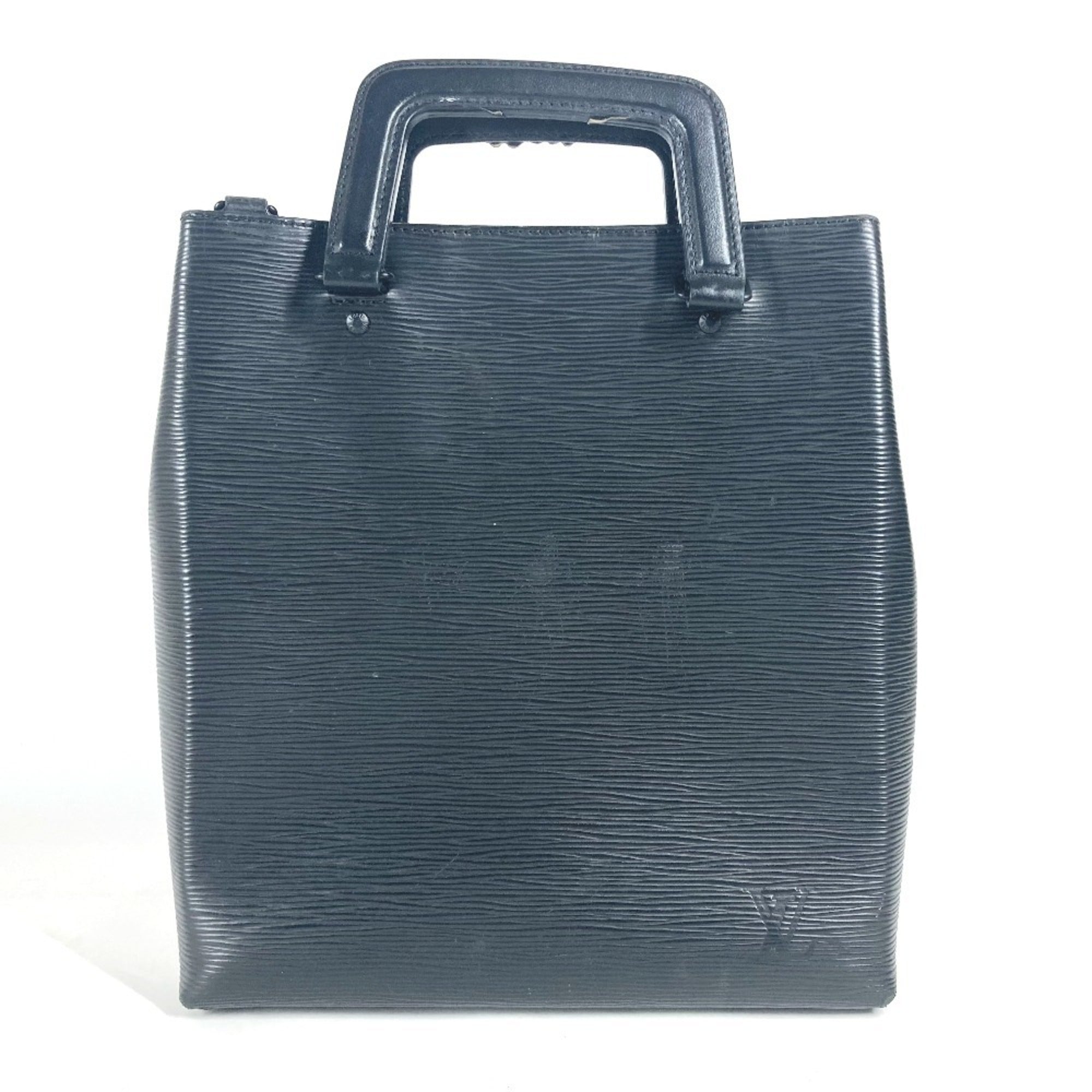 Louis Vuitton Black Noir Epi Leather Handbag Tote Bag (Pre-Owned)
