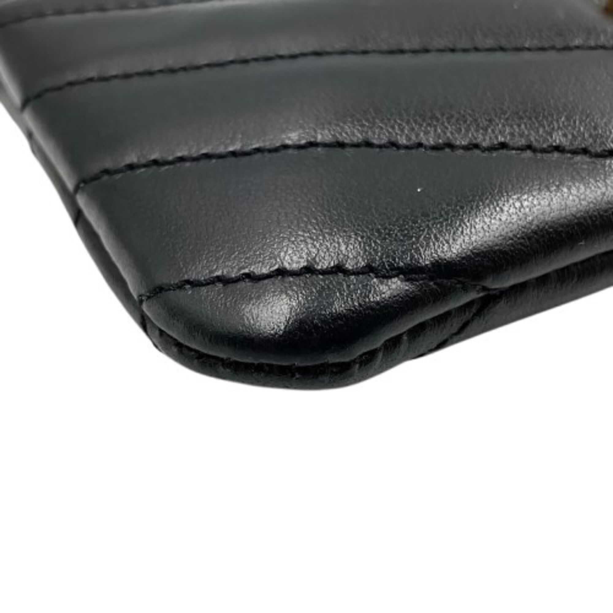 Yves Saint Laurent Black Leather Pouch (Pre-Owned)
