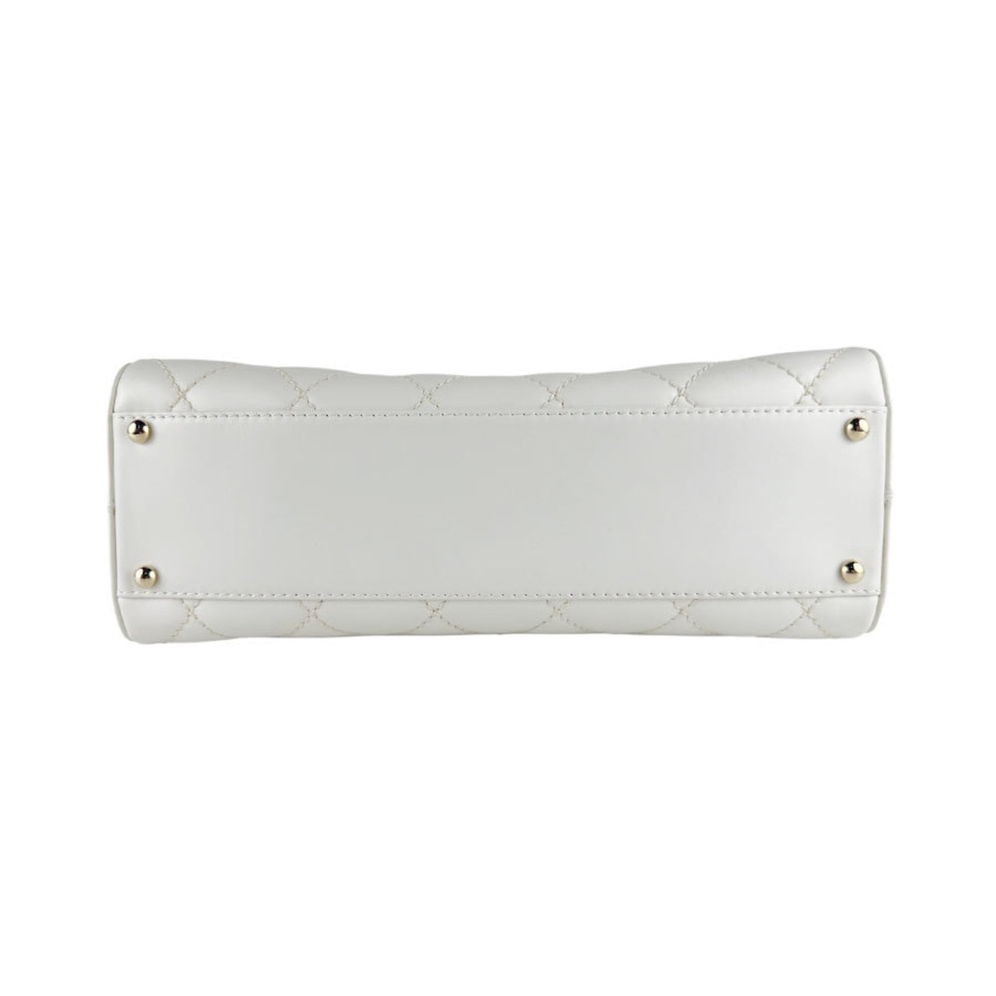 Chanel White Leather Handbag (Pre-Owned)