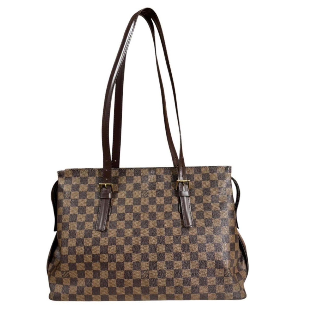 Louis Vuitton Brown Damier Canvas Ebene Galle Or Damier Canvas Tote Bag (Pre-Owned)