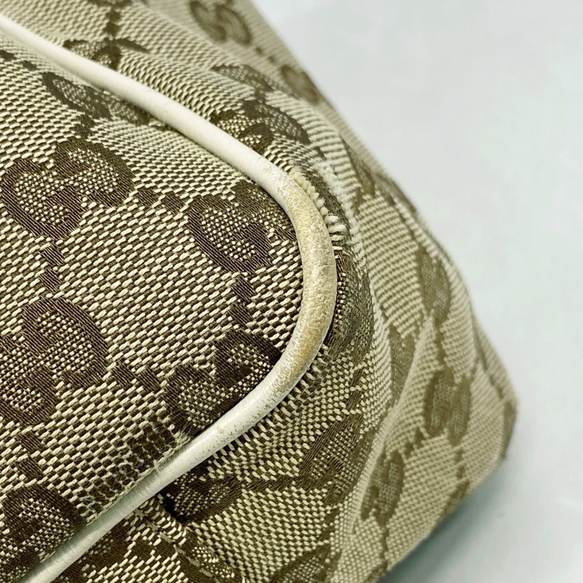 Gucci Brown Canvas Tote Bag (Pre-Owned)