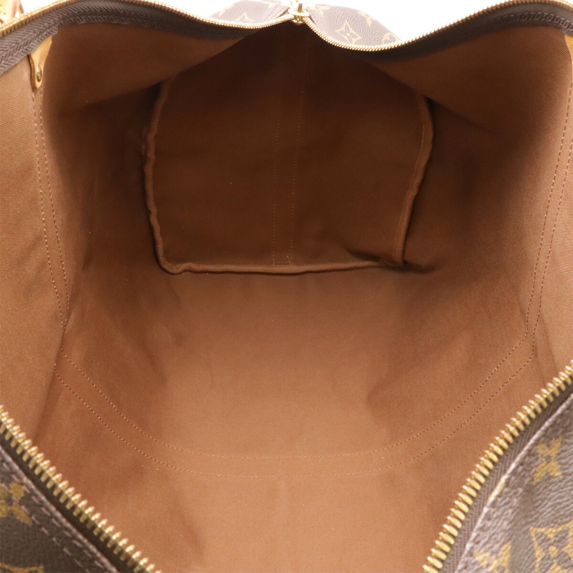 Louis Vuitton Brown Monogram Canvas Boston Bag Shoulder Bag (Pre-Owned)