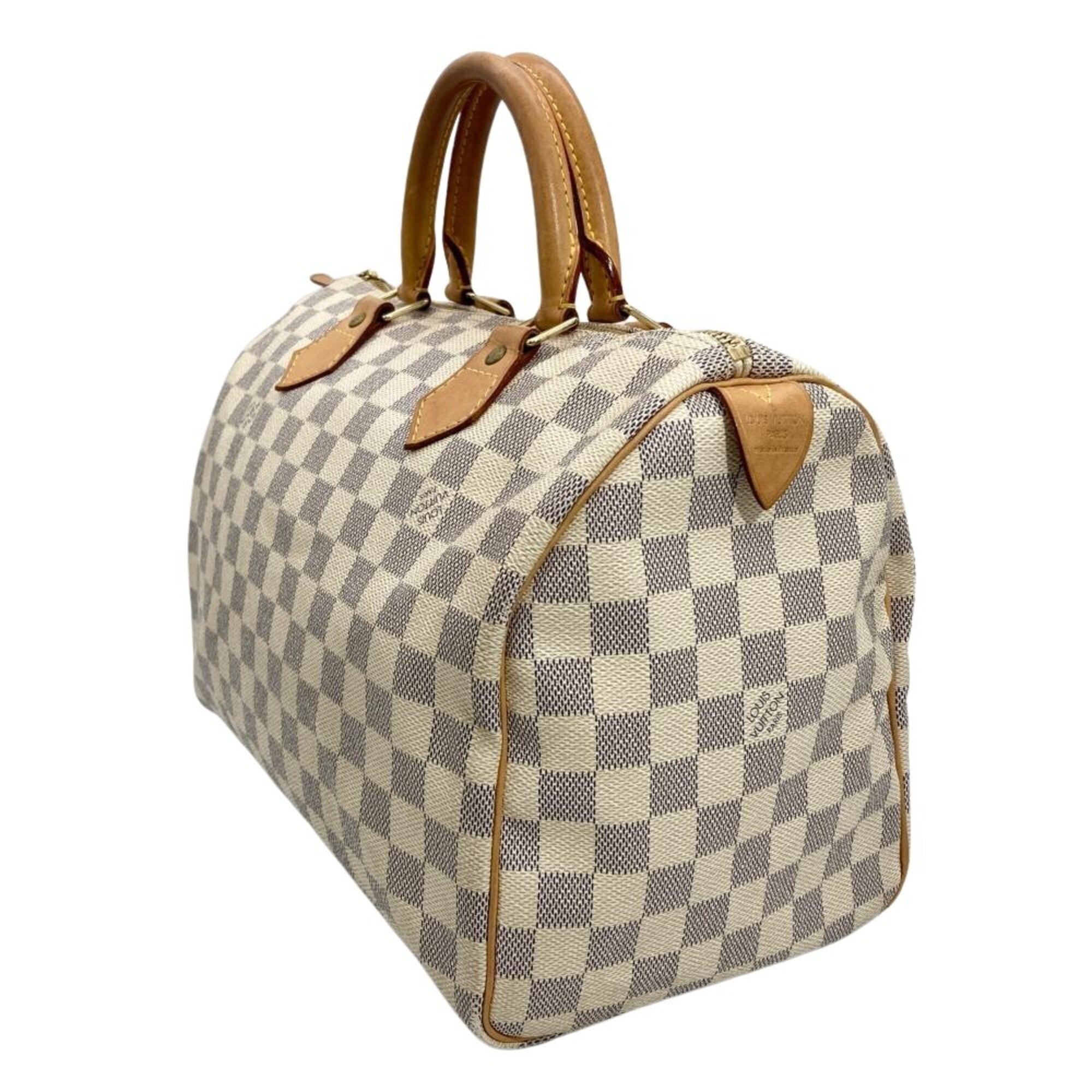 Louis Vuitton Black Damier Azur Galle White Damier Azur Handbag (Pre-Owned)