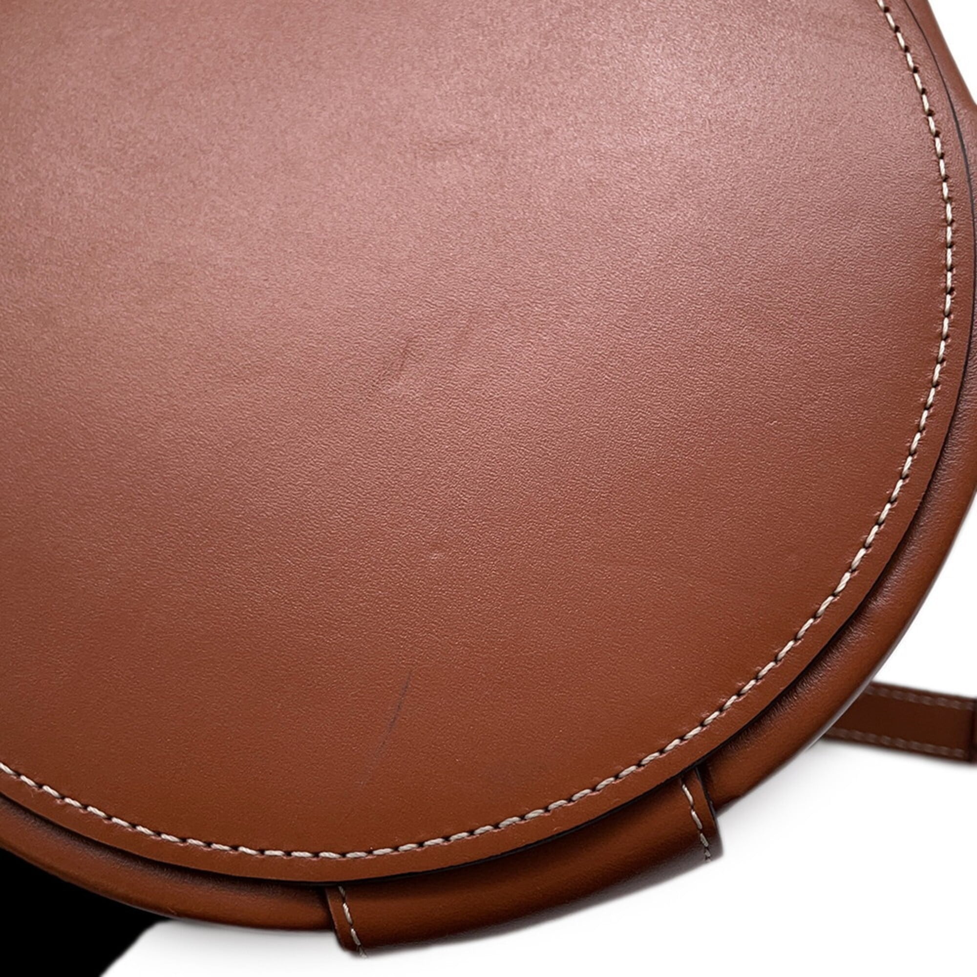 Celine Gold Pvc Leather Handbag Shoulder Bag (Pre-Owned)