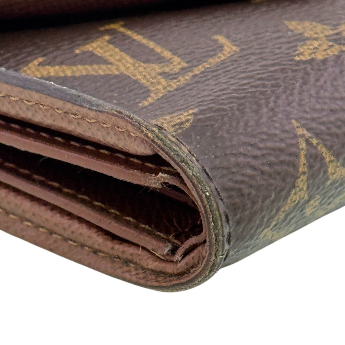 Louis Vuitton Monogram Brown Monogram Wallet (Tri-Fold) (Pre-Owned)