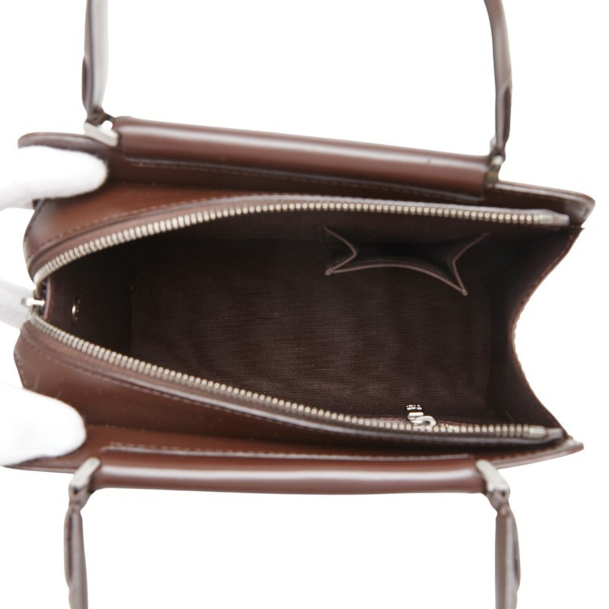 Louis Vuitton Brown Moka Pvc Leather Handbag (Pre-Owned)
