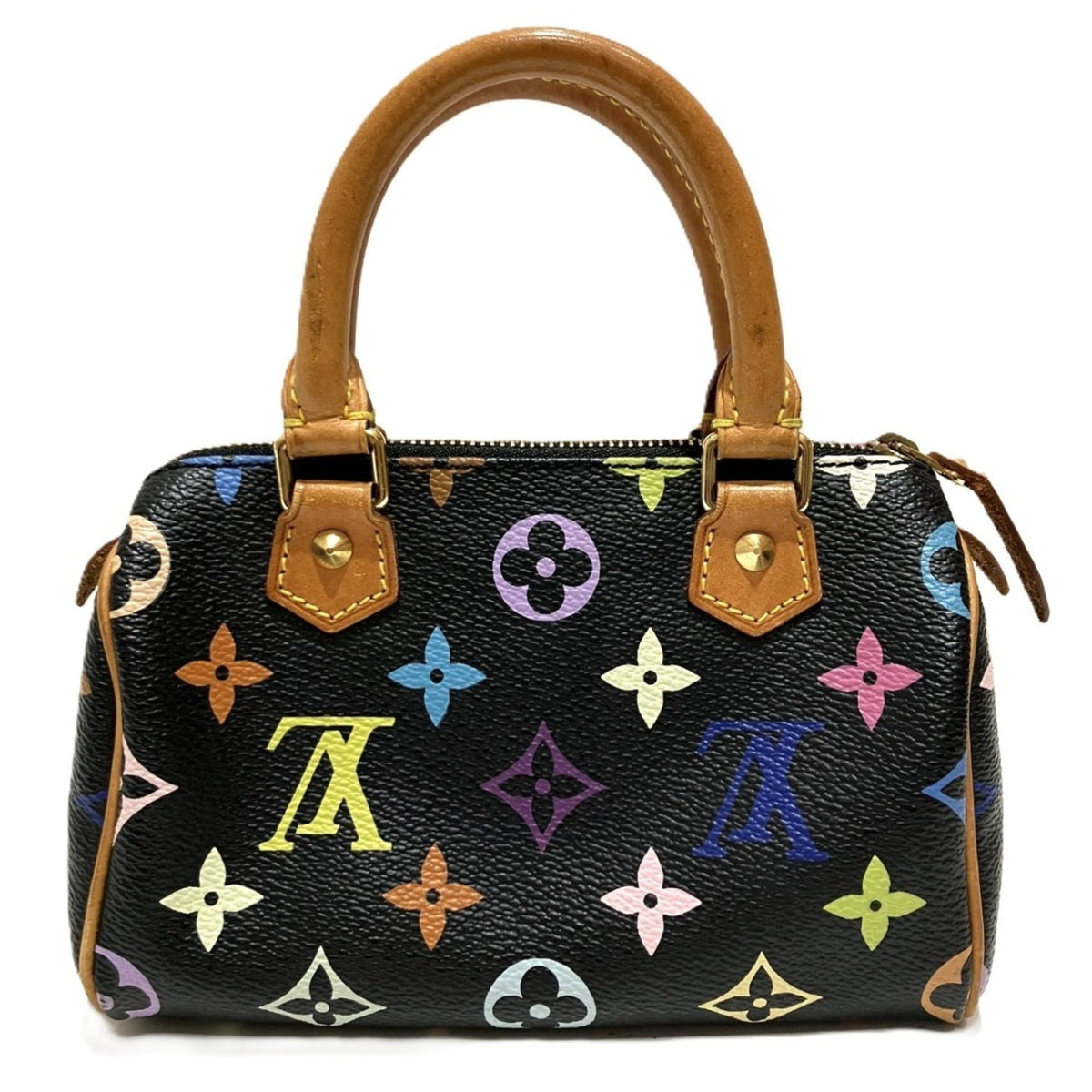 Louis Vuitton Black Monogram Canvas Handbag (Pre-Owned)
